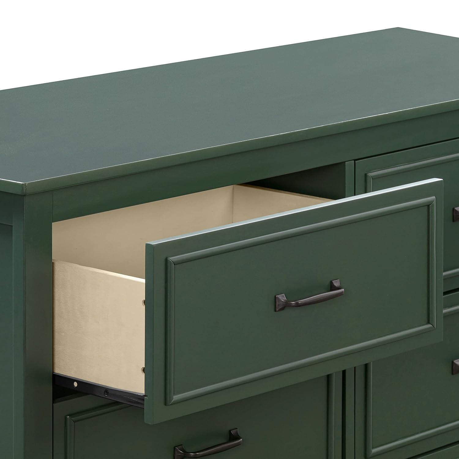 DaVinci Charlie 6-Drawer Double Dresser in Forest Green