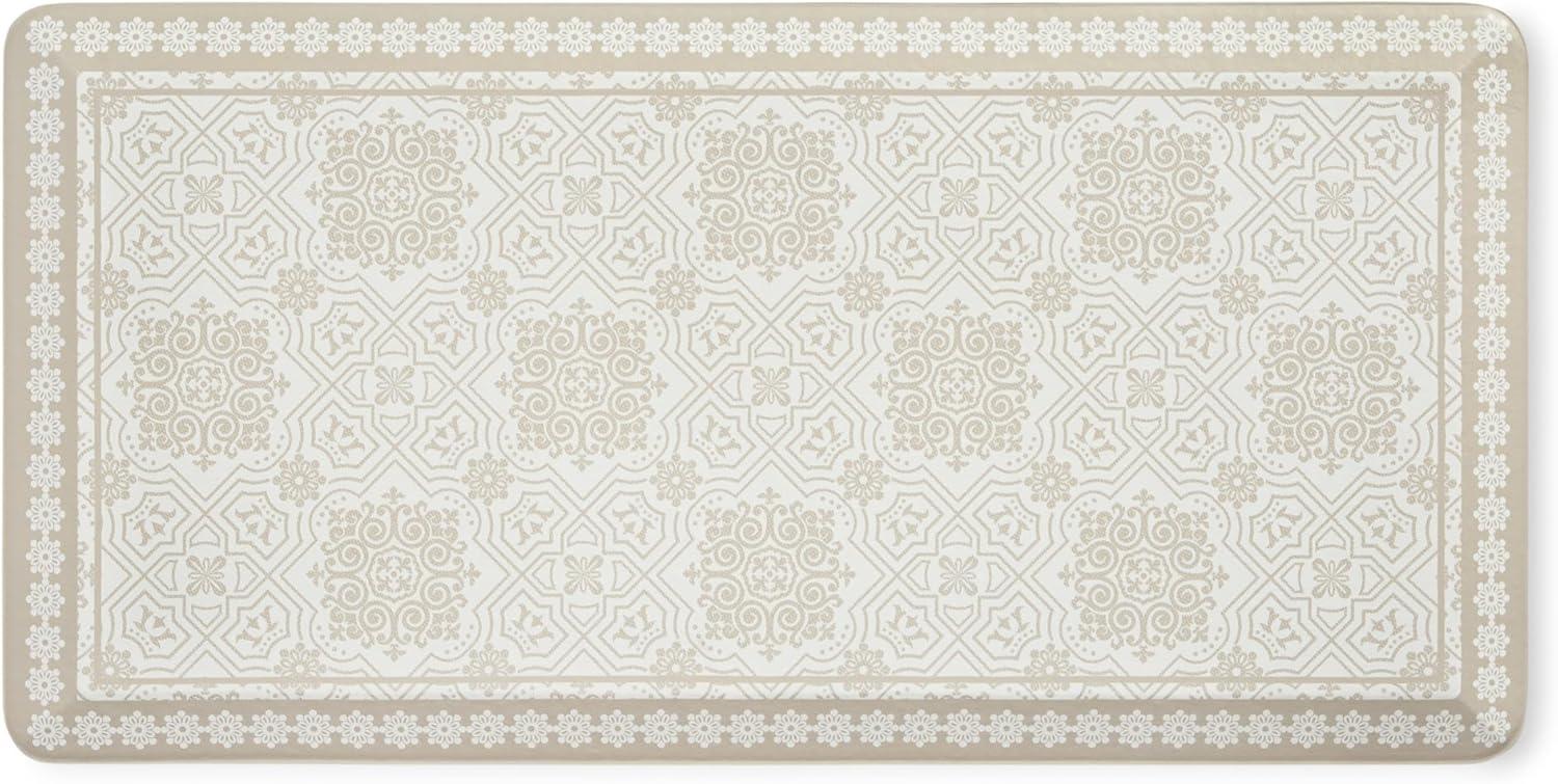 Martha Stewart MARTHA STEWART Comfort Anti Fatigue Strie Medallion Kitchen Mat 19.6”x39”