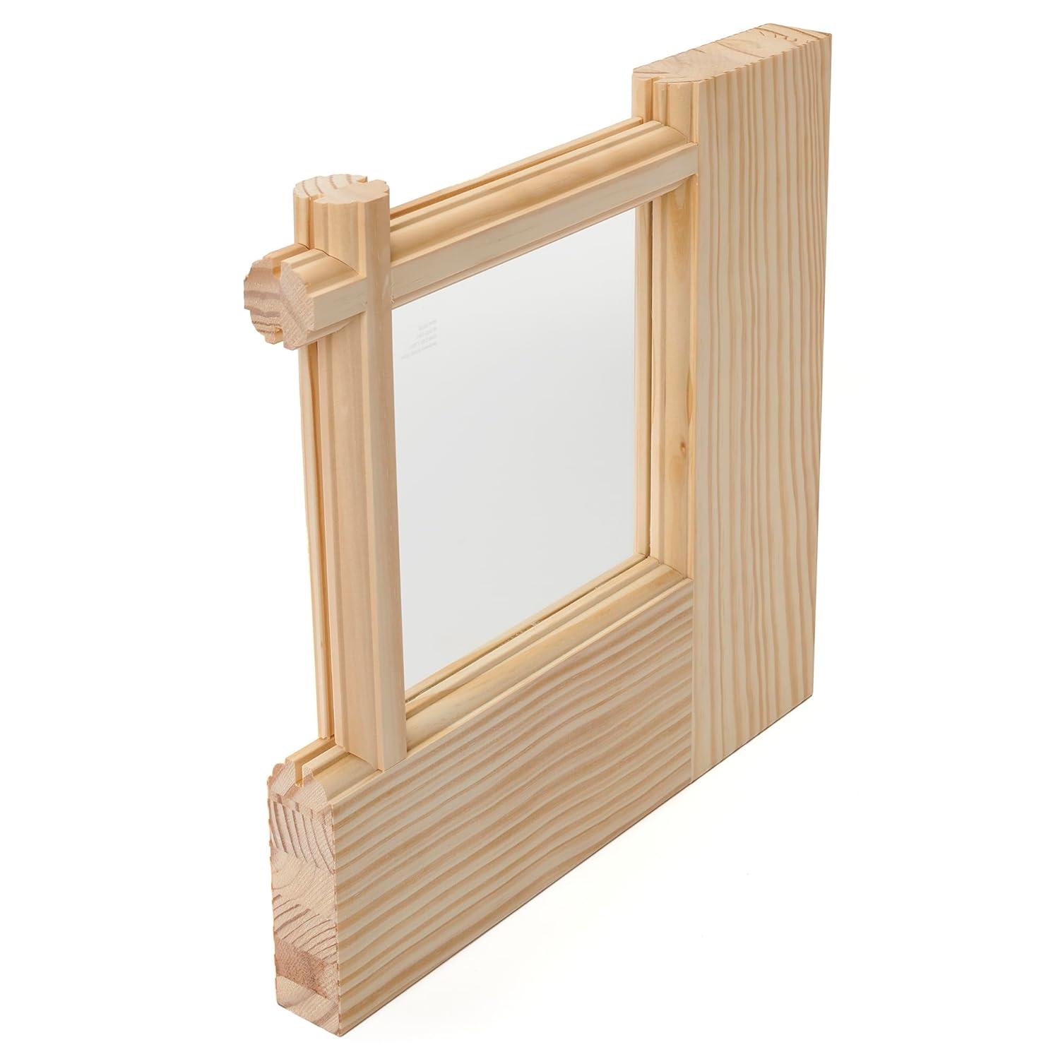 National Door Company ZZ19939R Unfinished Pine Wood 10 Lite Clear Glass, Right Hand Prehung Interior Door, 32" x 80"