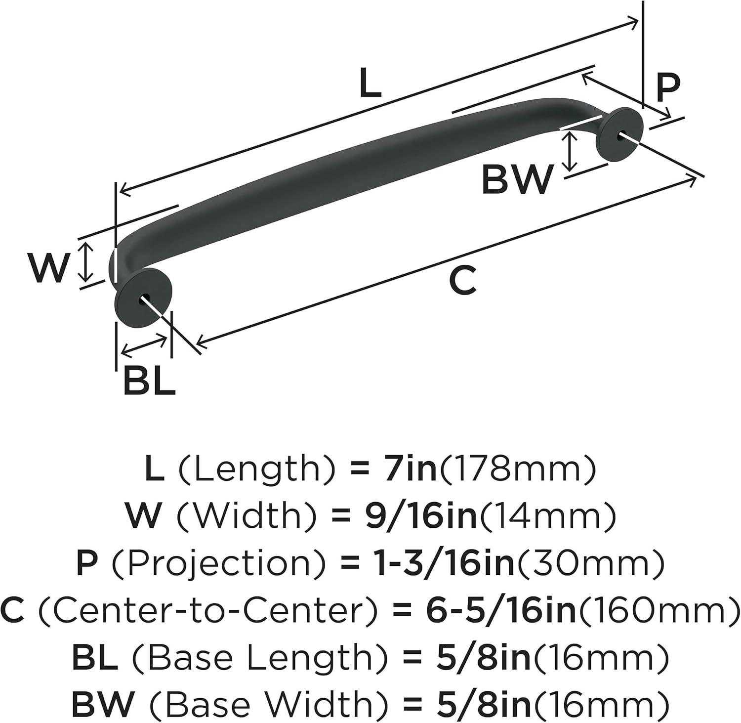 Renown 6 5/16" Center To Center Arch Pull