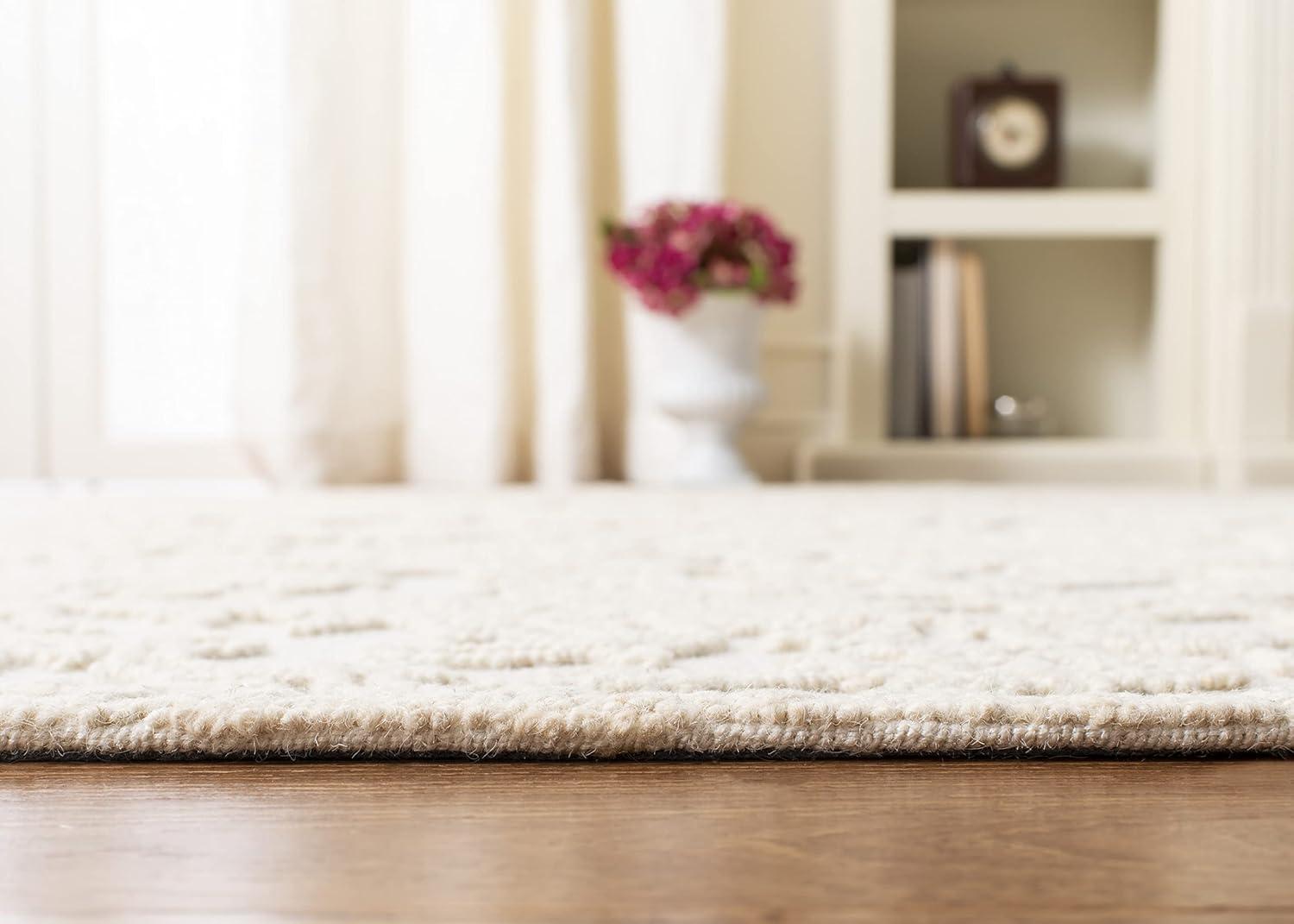 Trace TRC102 Hand Tufted Indoor Accent Rug - Ivory - 2'x3' - Safavieh
