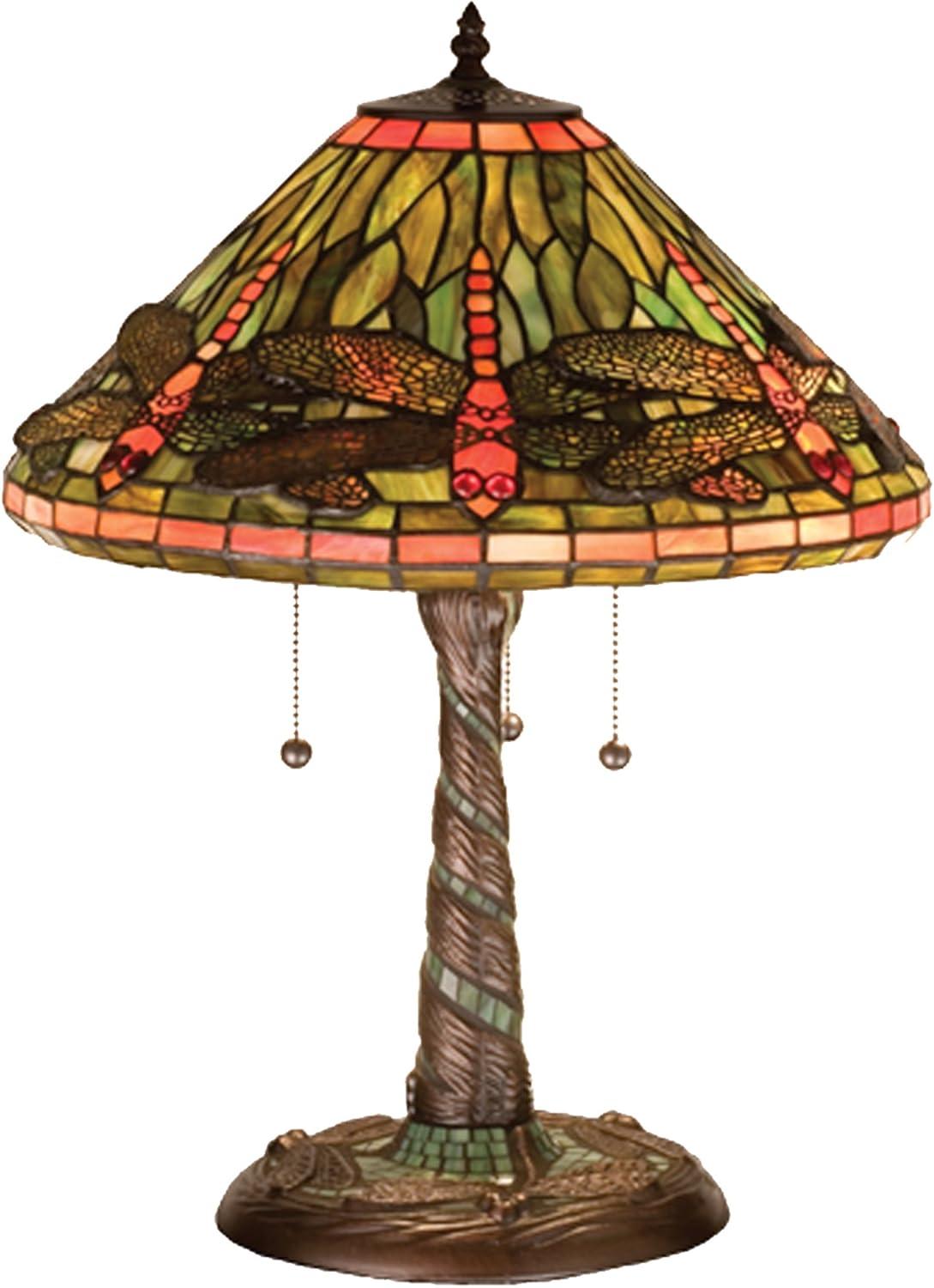 Meyda Lighting Meyda Tiffany & Stained Glass Metal Table Lamp