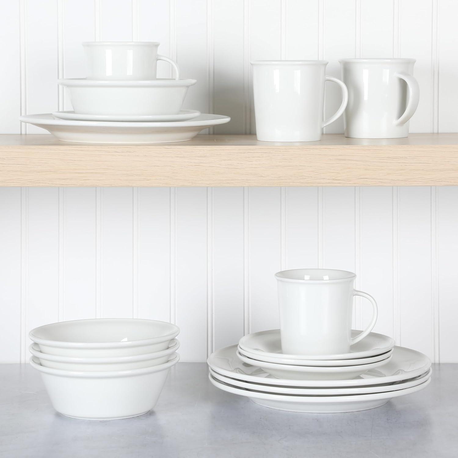 Martha Stewart Cliffield Ceramic Dinnerware Set - Service for 4