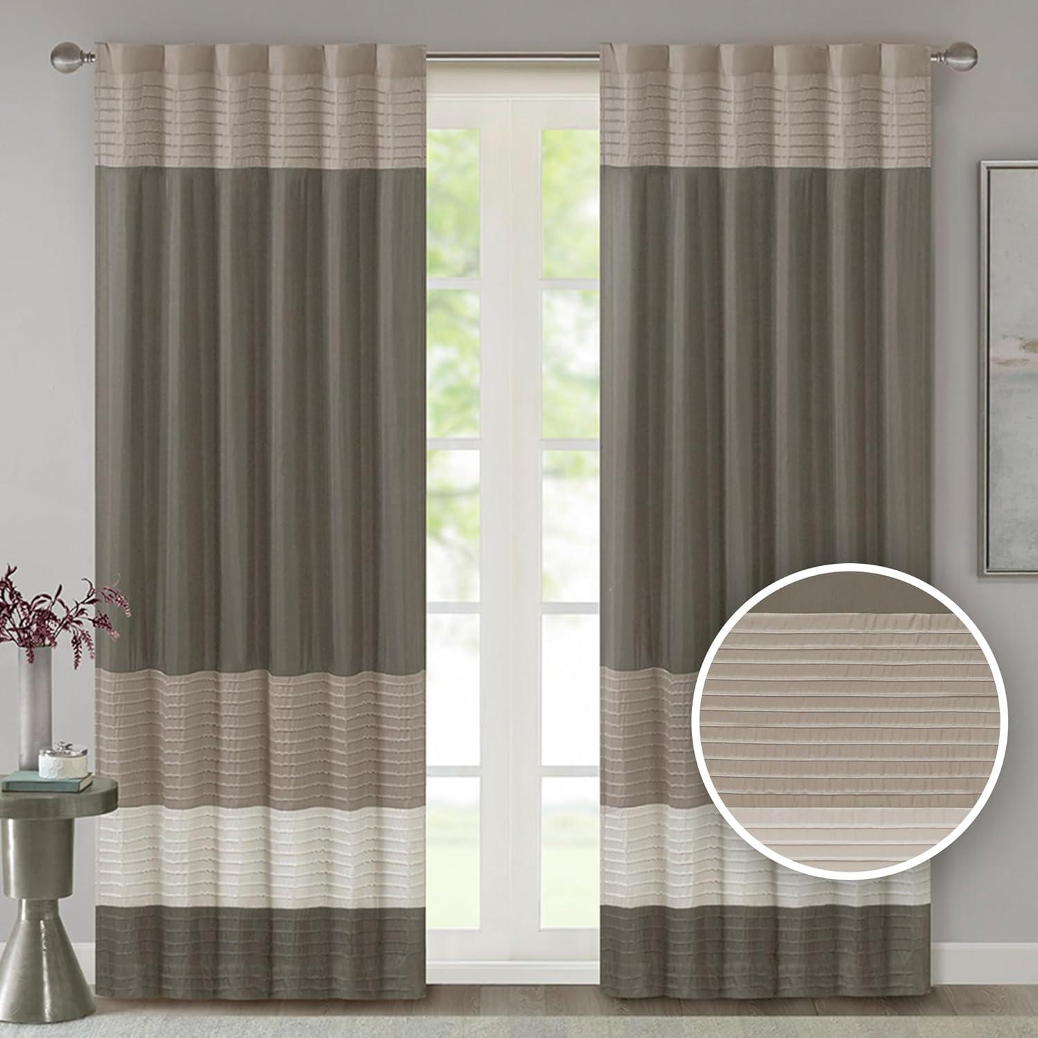 Amherst Polyoni Pintuck Curtain Panel