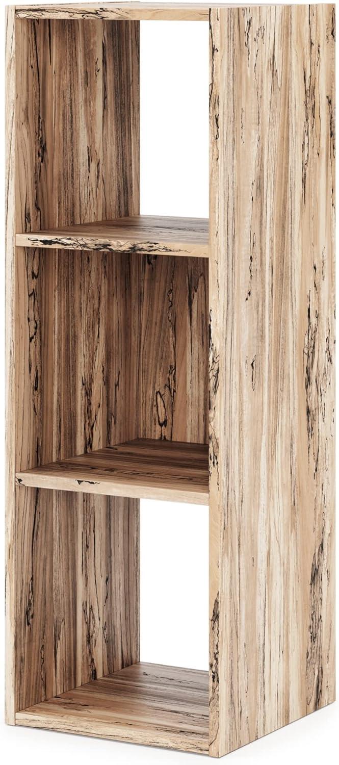 35.43" Piperton 3 Cube Organizer Natural: Storage Shelves, MDF Frame - Signature Design by Ashley