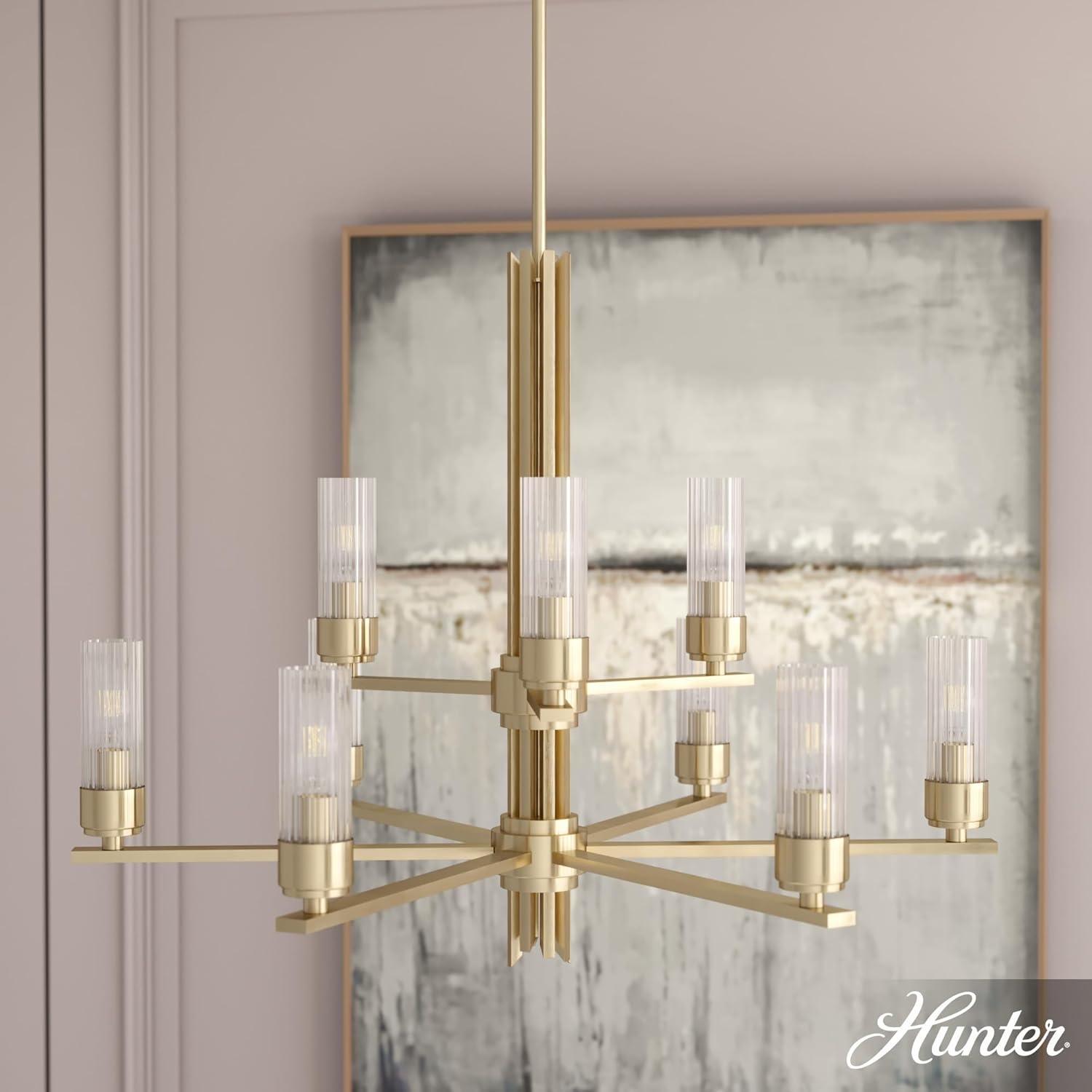 Gatz 9 Light 2-Tier Candle Style Classic / Traditional Chandelier