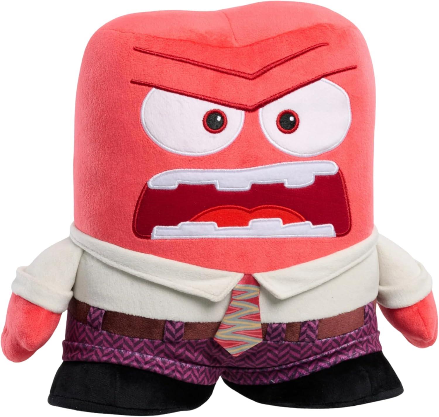 Hooray Toys and Pixar Inside Out 2 Large Plush Anger, Polyester, Kids Toy