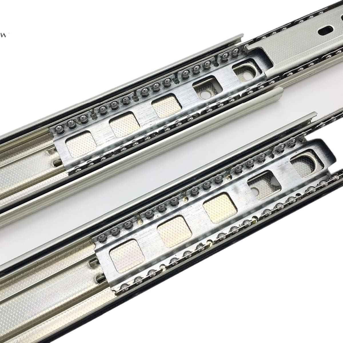 5 Pairs of 14 Inch Full Extension Drawer Slides Mount Ball Bearing Sliding