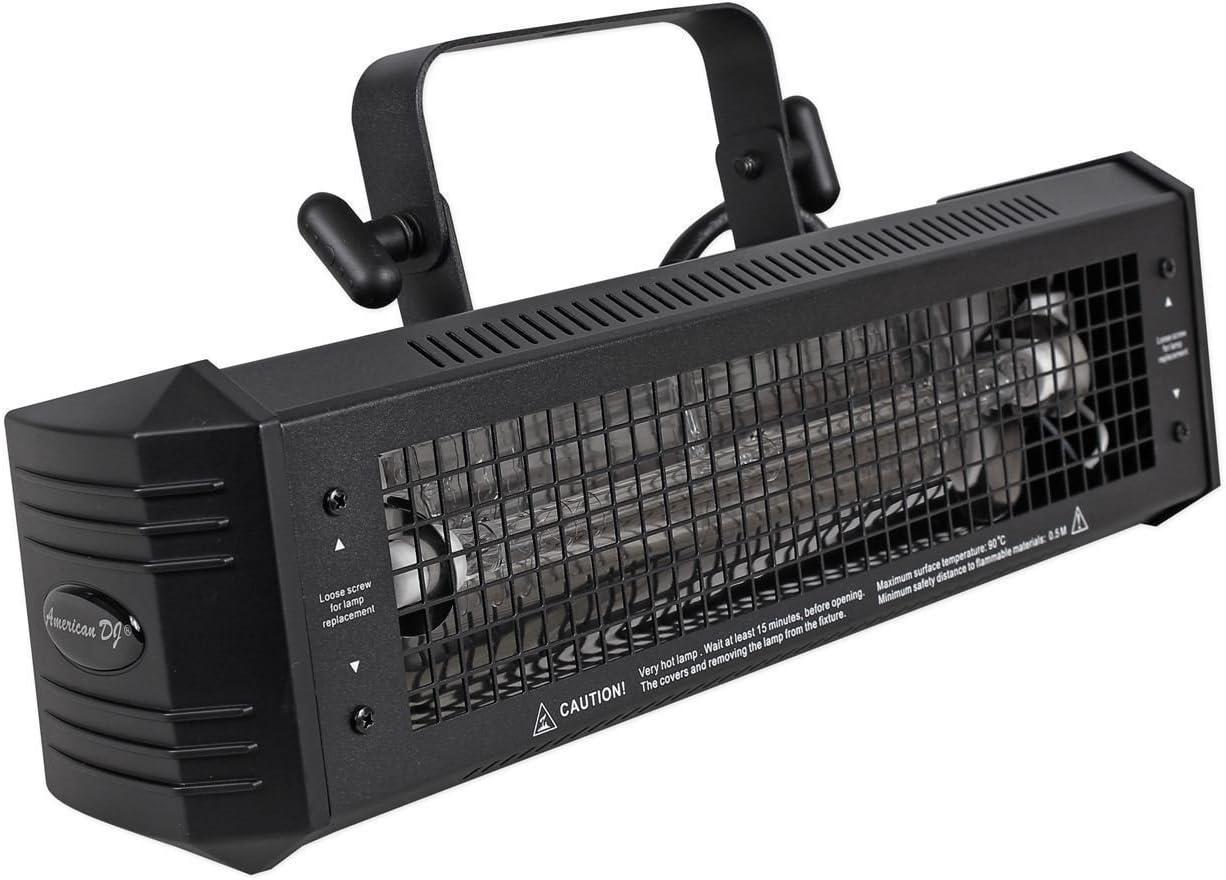 American DJ ADJ Mega Flash DMX 800W Programmable Sound-Activated Strobe Light