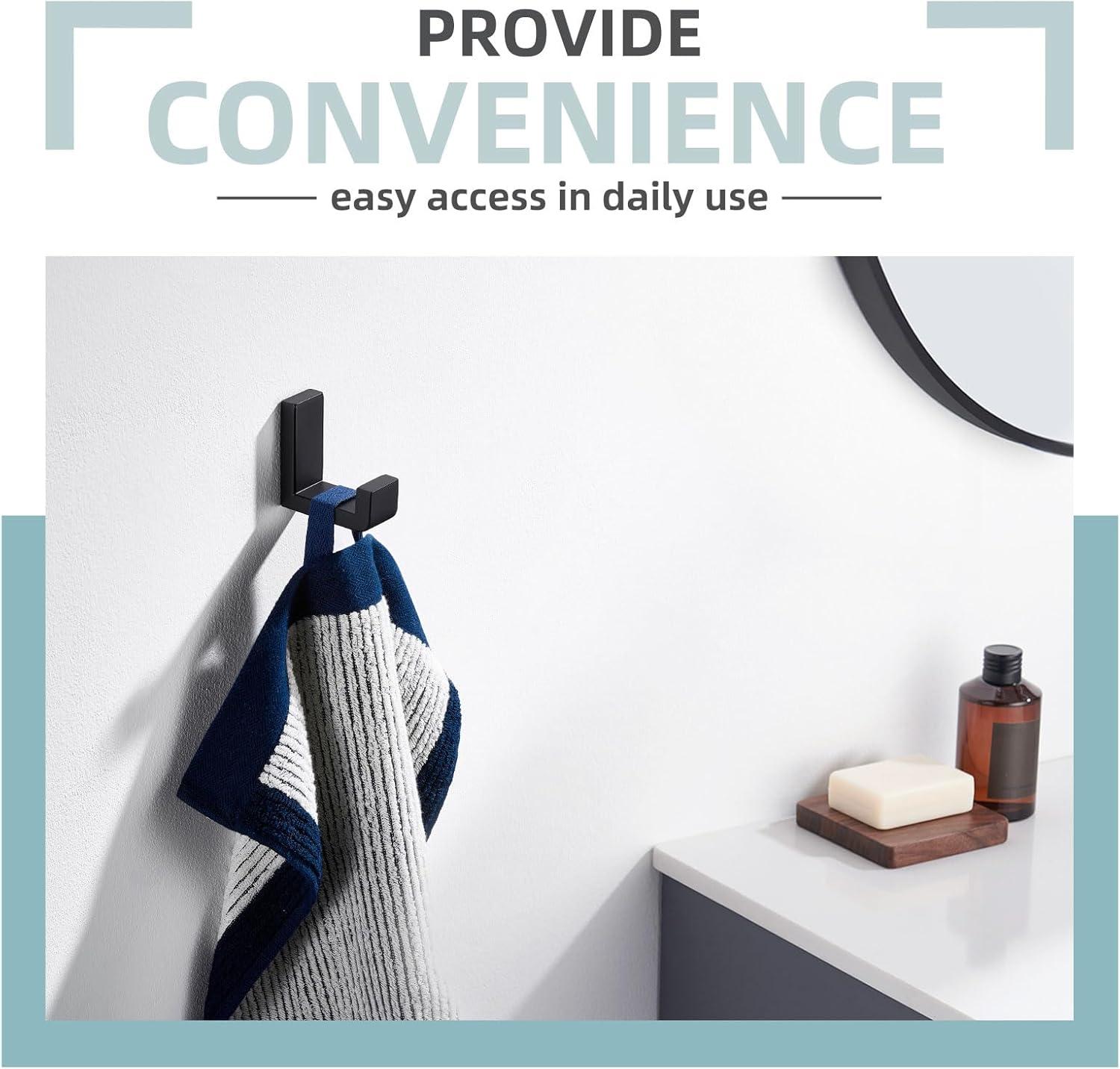 AngleSimple Stainless Steel Bathroom Wall Mounting Robe Hook KA083