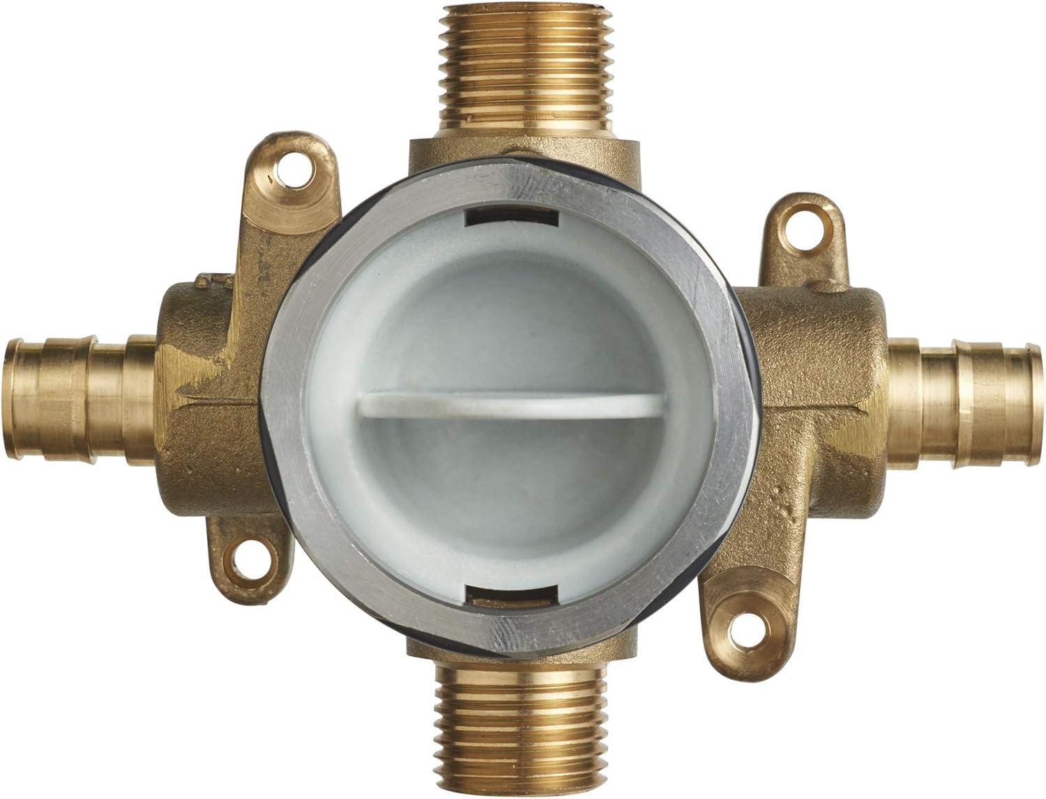 American Standard Flash Shower Rough-In Valve With PEX Inlets/Universal Outlets for Cold Expansion System
