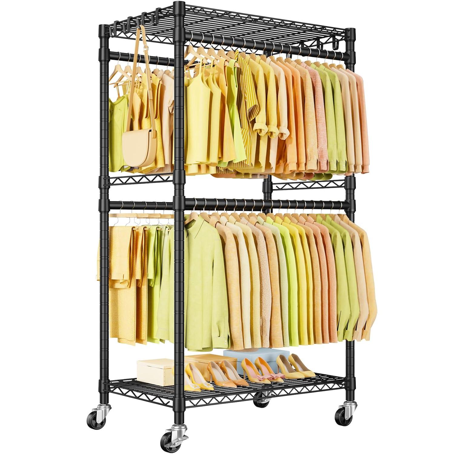 SOOTBA Rolling Clothes Hanger