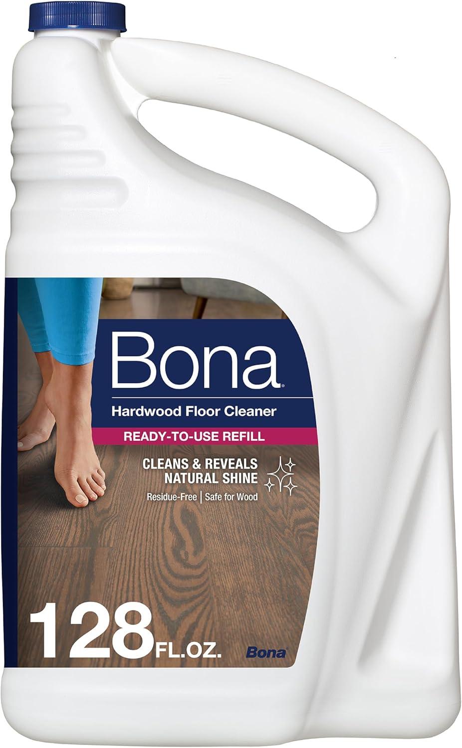 Bona Cleaning Products Mop Refill Wood Surface Multi Purpose Floor Cleaner - 128oz