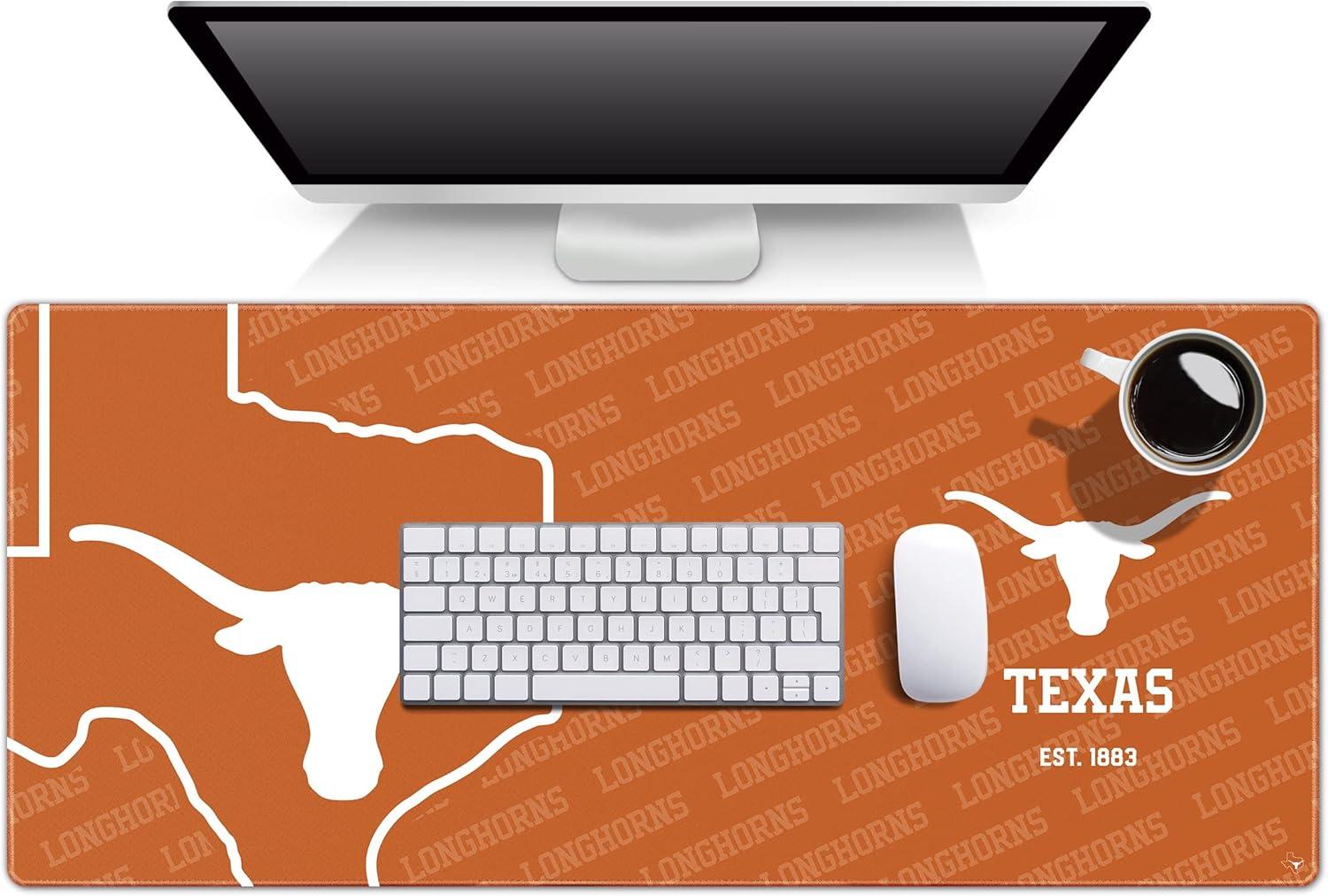 YouTheFan  35.4 x 15.7 in. Texas Longhorns Logo Desk Pad