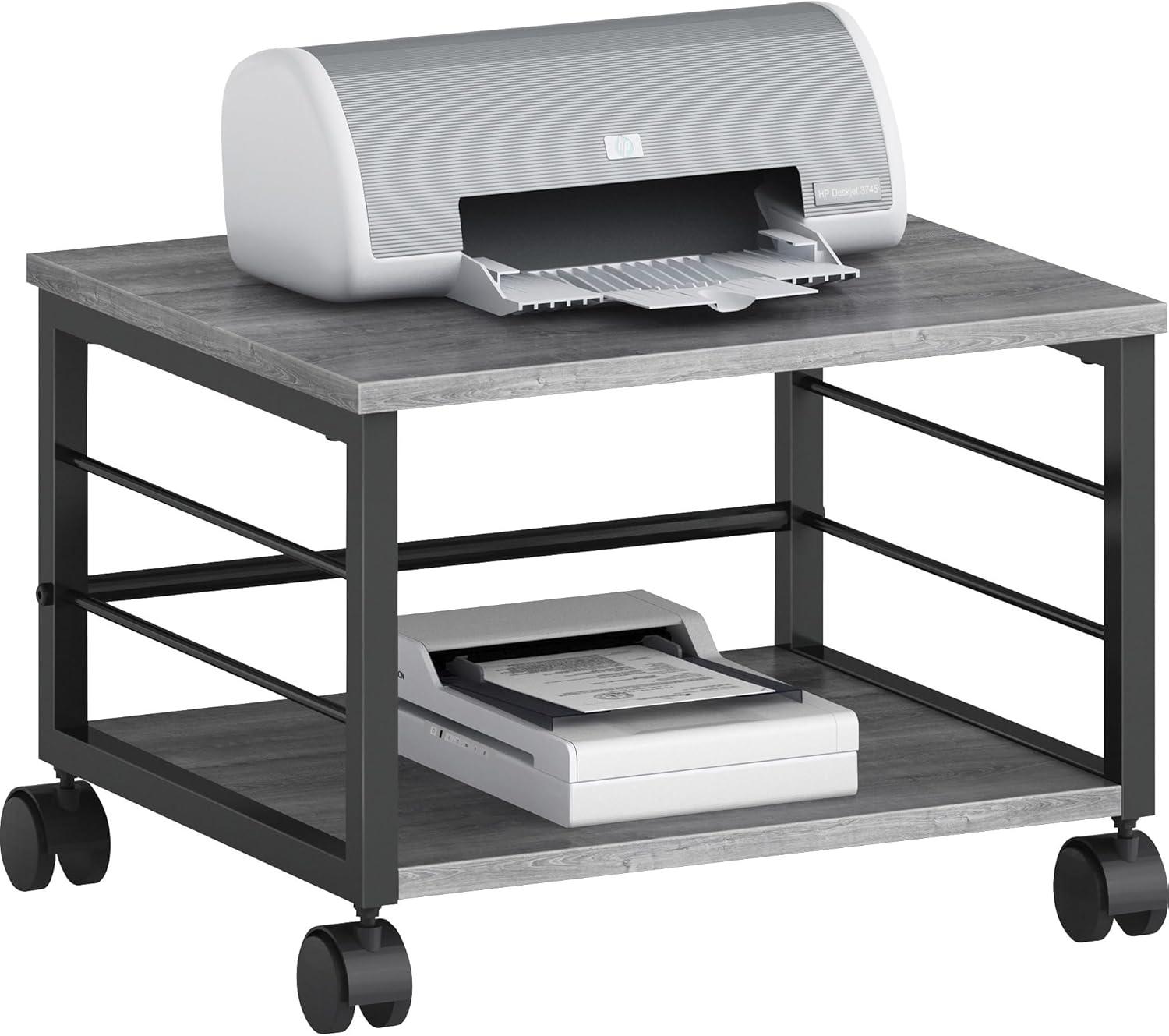 Underdesk Mobile Machine Stand, Weathered Charcoal