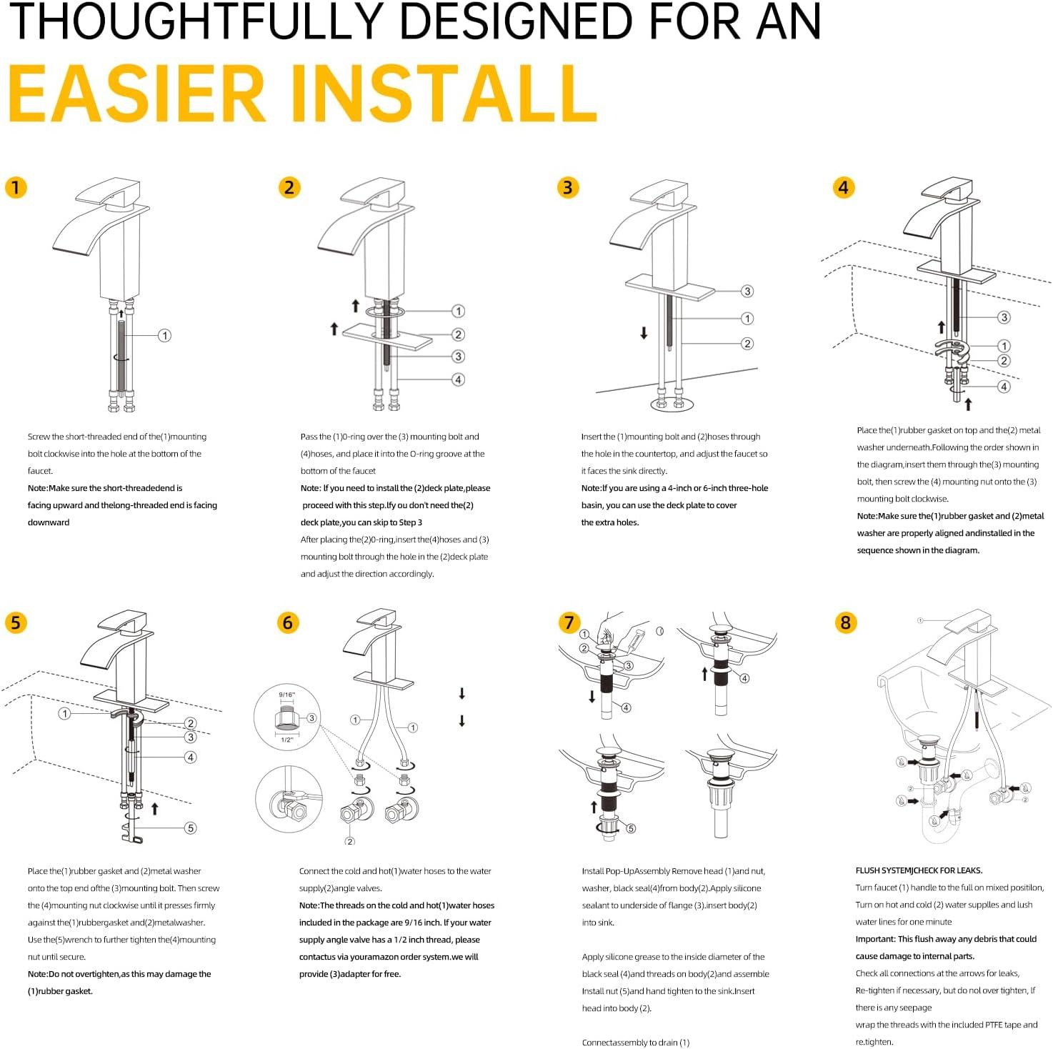 Single-Hole Single-handle Bathroom Faucet