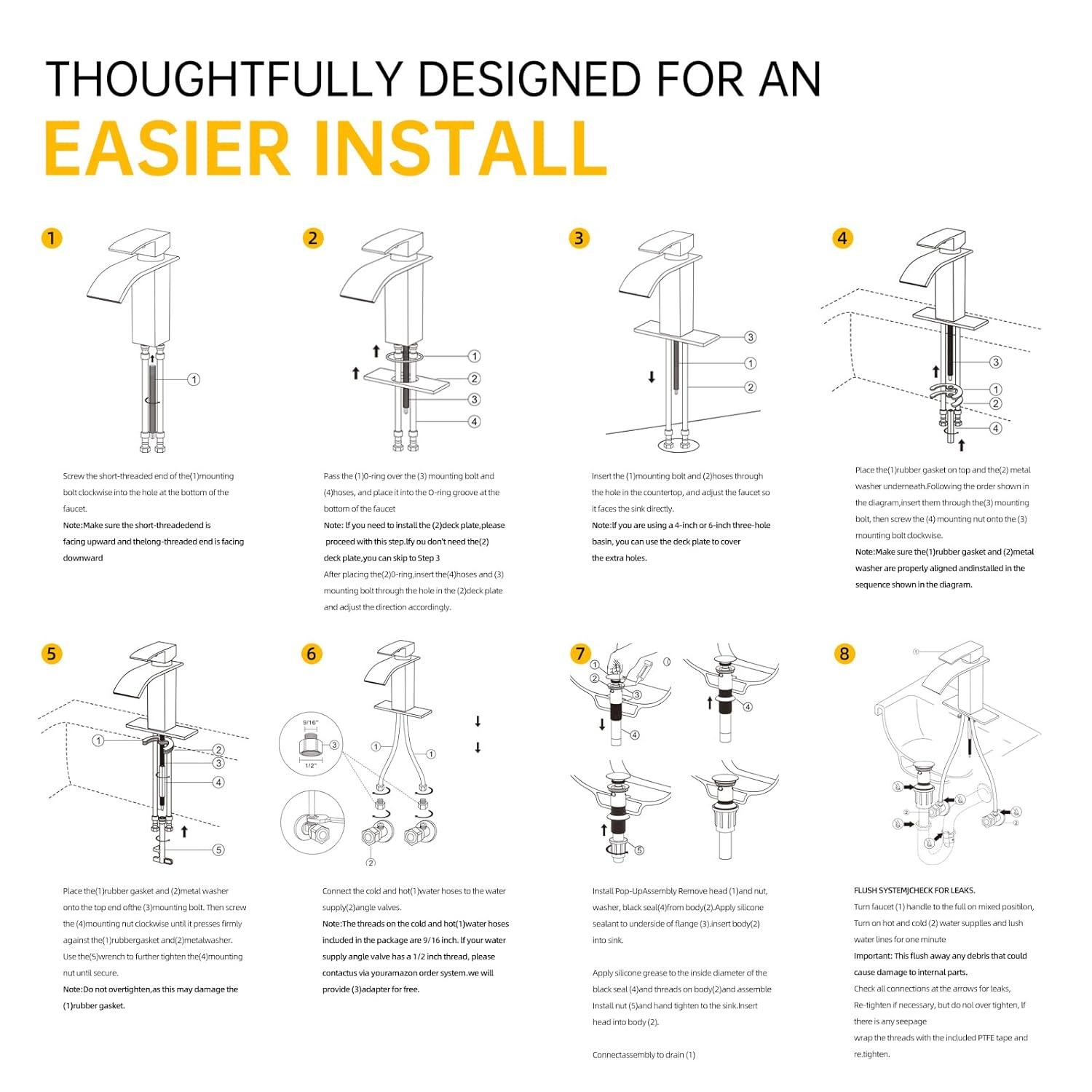 Single-Hole Single-handle Bathroom Faucet