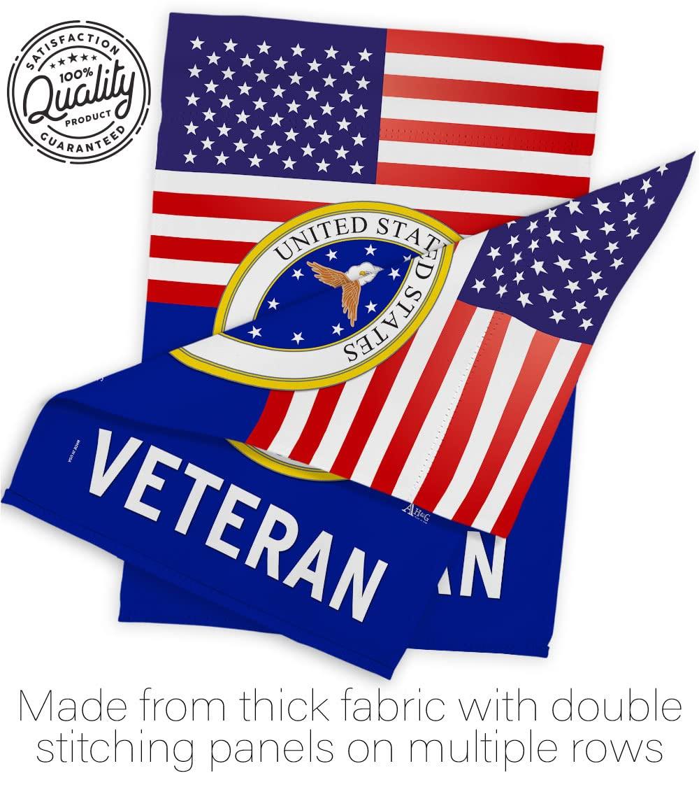Americana Home & Garden G142620-BO 13 x 18.5 in. US Air National Guard Veteran Garden Flag with Armed Forces Double-Sided Decorative Vertical Flags House Decoration Banner Yard Gift