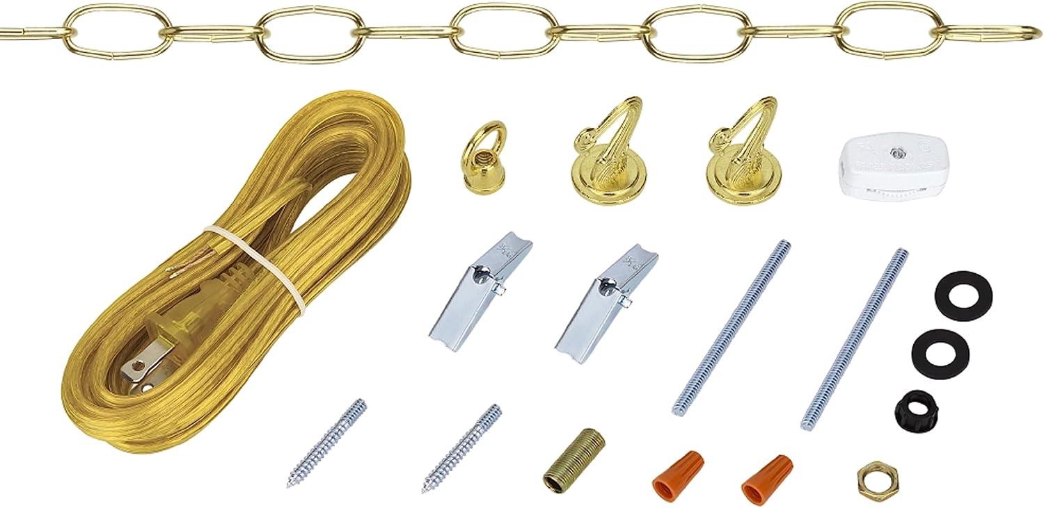 Aspen Creative Polished Brass 21032A, Swag Light