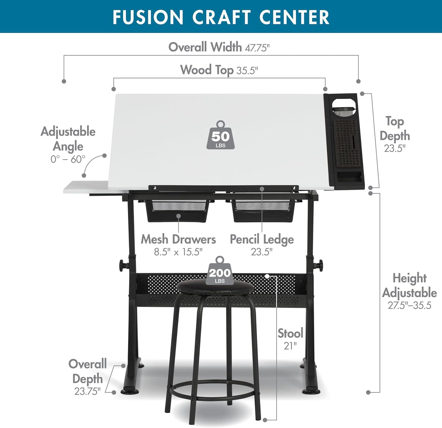 Crase Adjustable Drafting Table