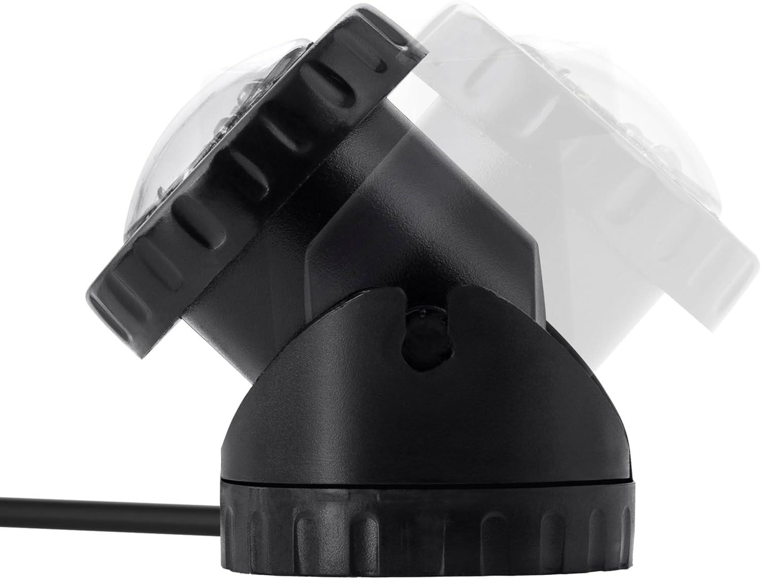 LED Submersible Light with Photocell & Transformer - Alpine Corporation: Weather-Resistant, Electric Powered Landscape Ground Spotlight