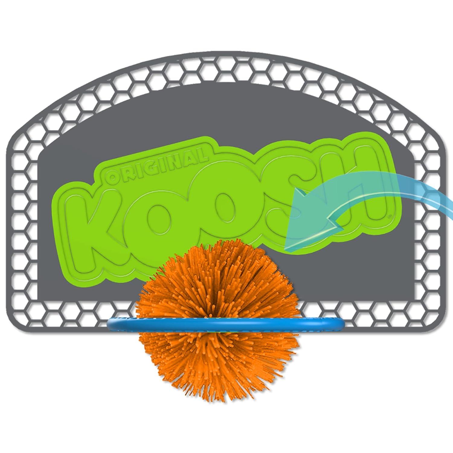 Koosh Hoops Foldable Unisex Kid Ages 6+ Electronic Basketball, Silicone Multi Color 2.75"D x 12.5"W x 11.75"H