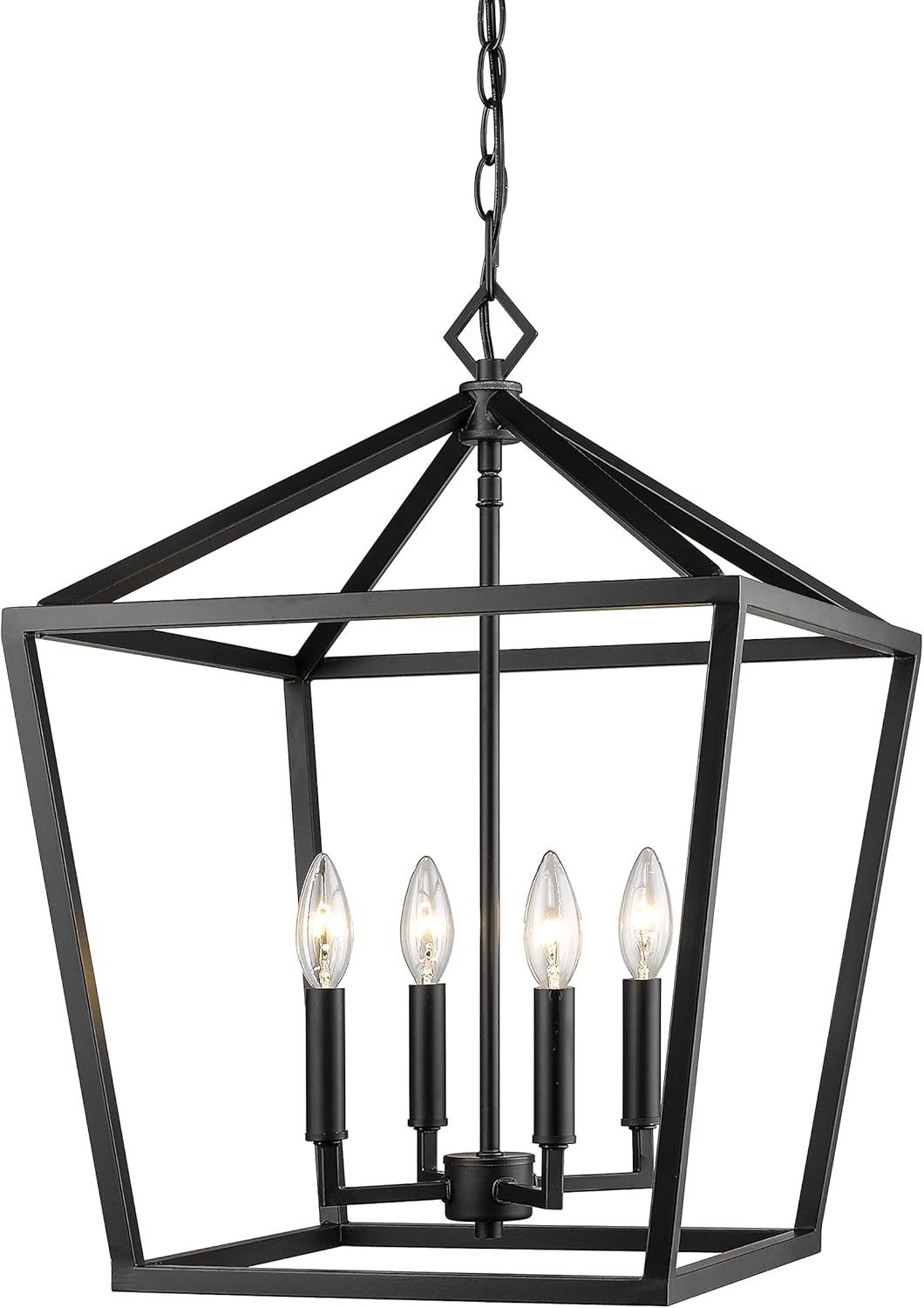 Millennium Lighting 4 - Light Pendant in  Matte Black