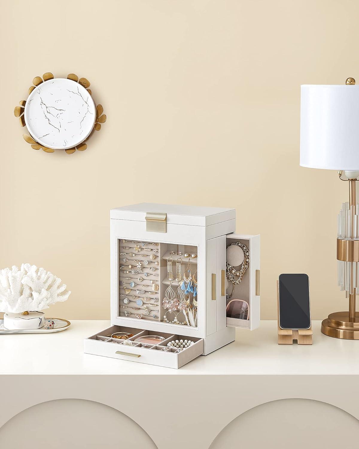 Latitude Run® 5 Layer Jewelry Box with Glass Window