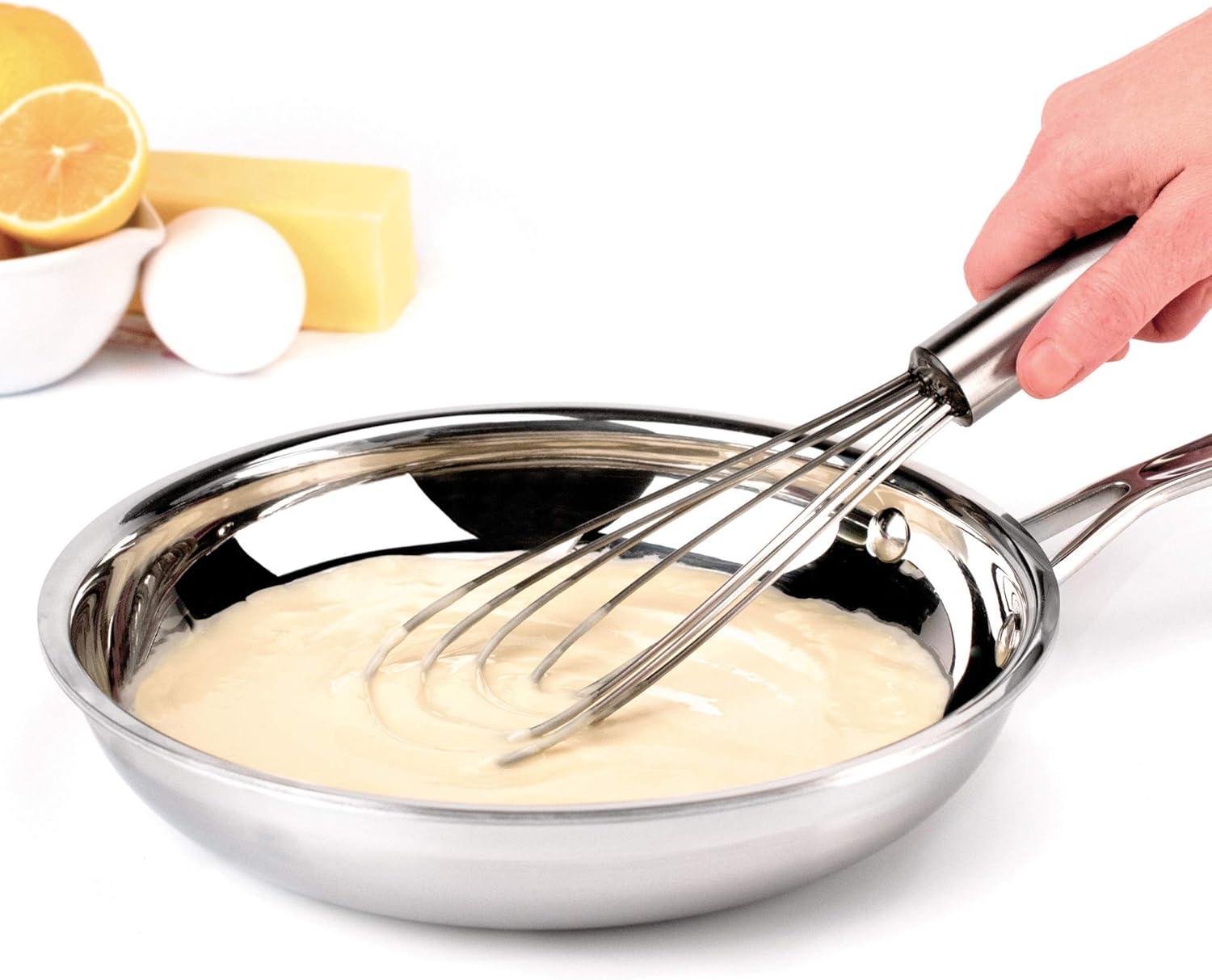 Stainless Steel Flat 10" Sauce Whisk