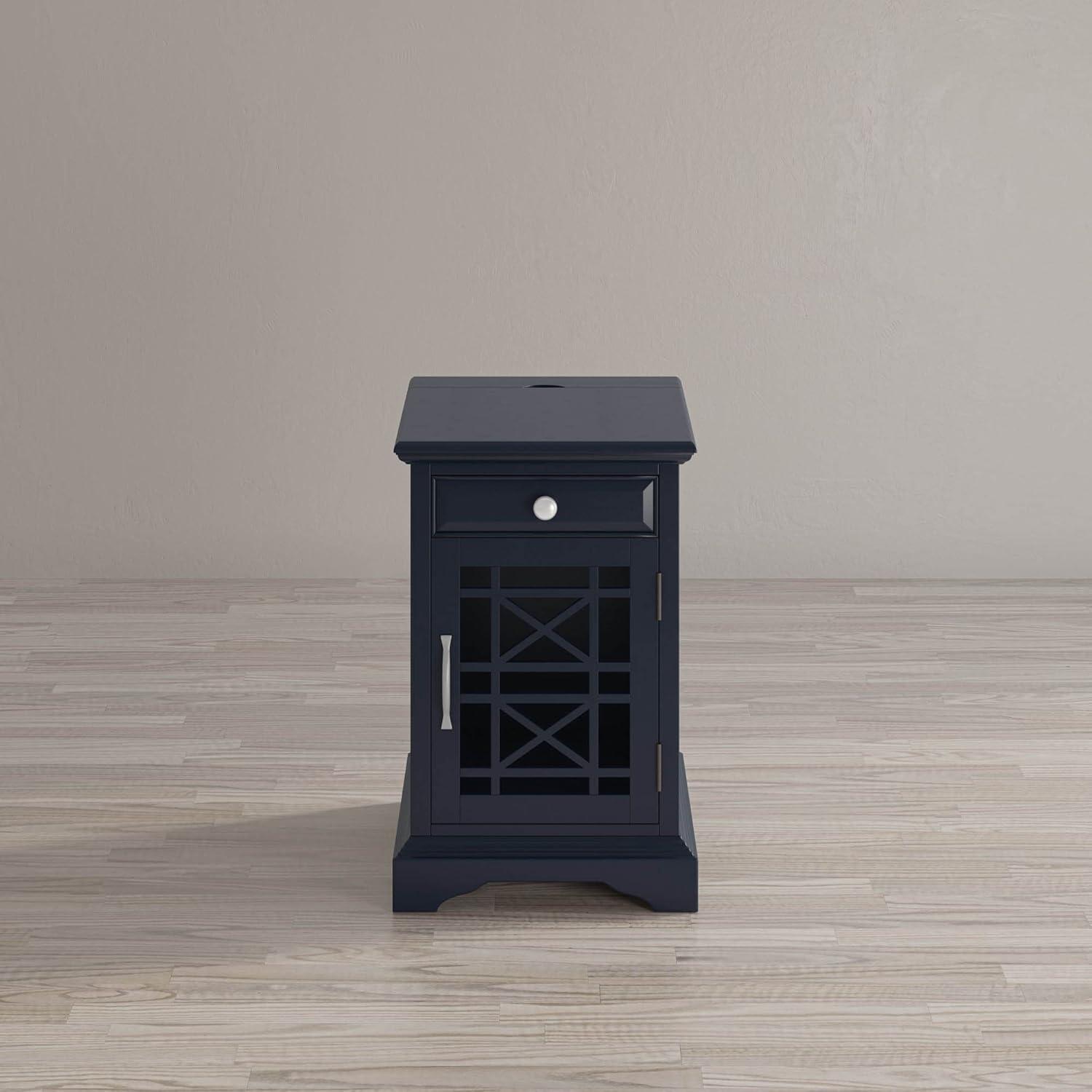 Jofran Craftsman USB Charging Chairside End Table