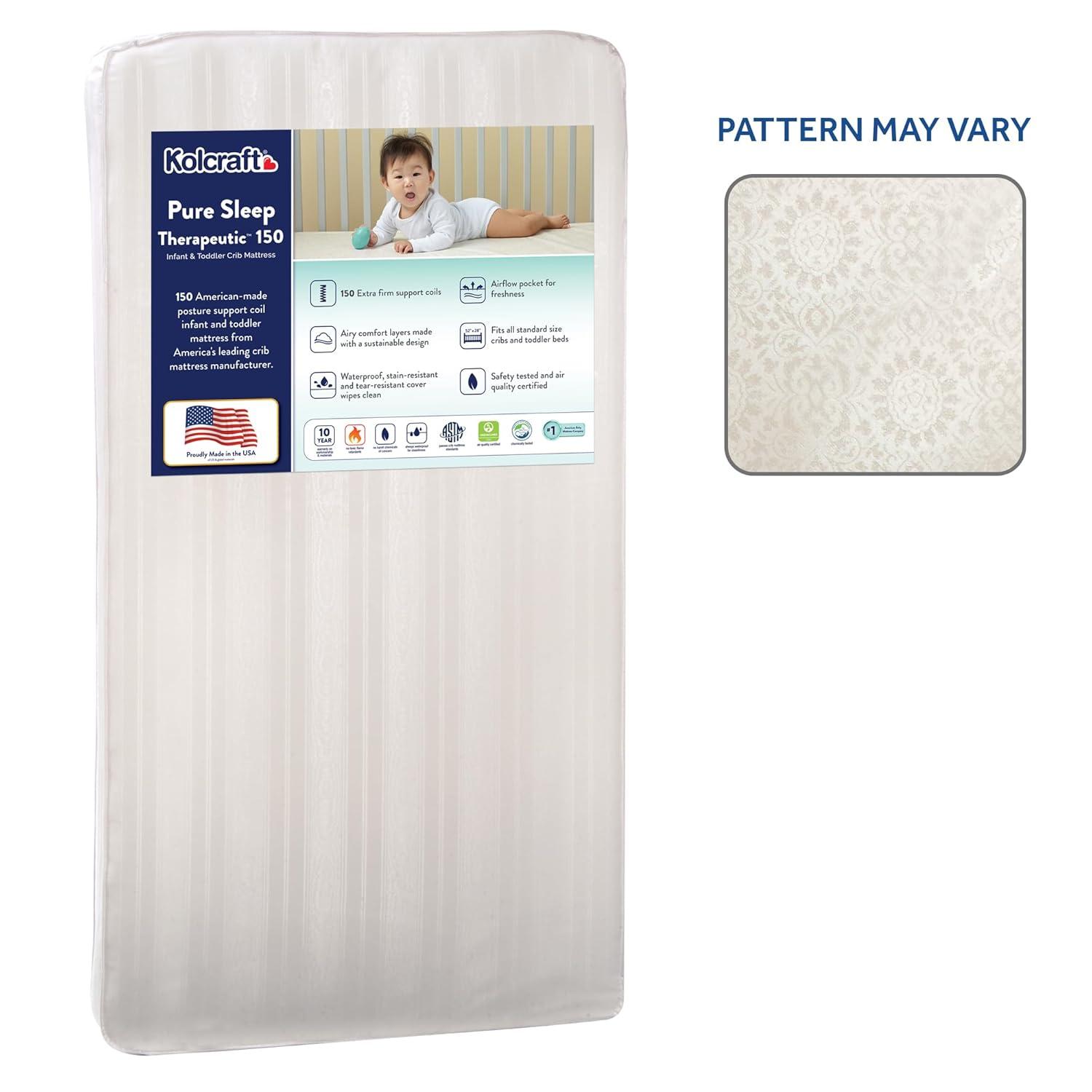 Kolcraft Pure Sleep Therapeutic 150 Baby Crib/Toddler Mattress