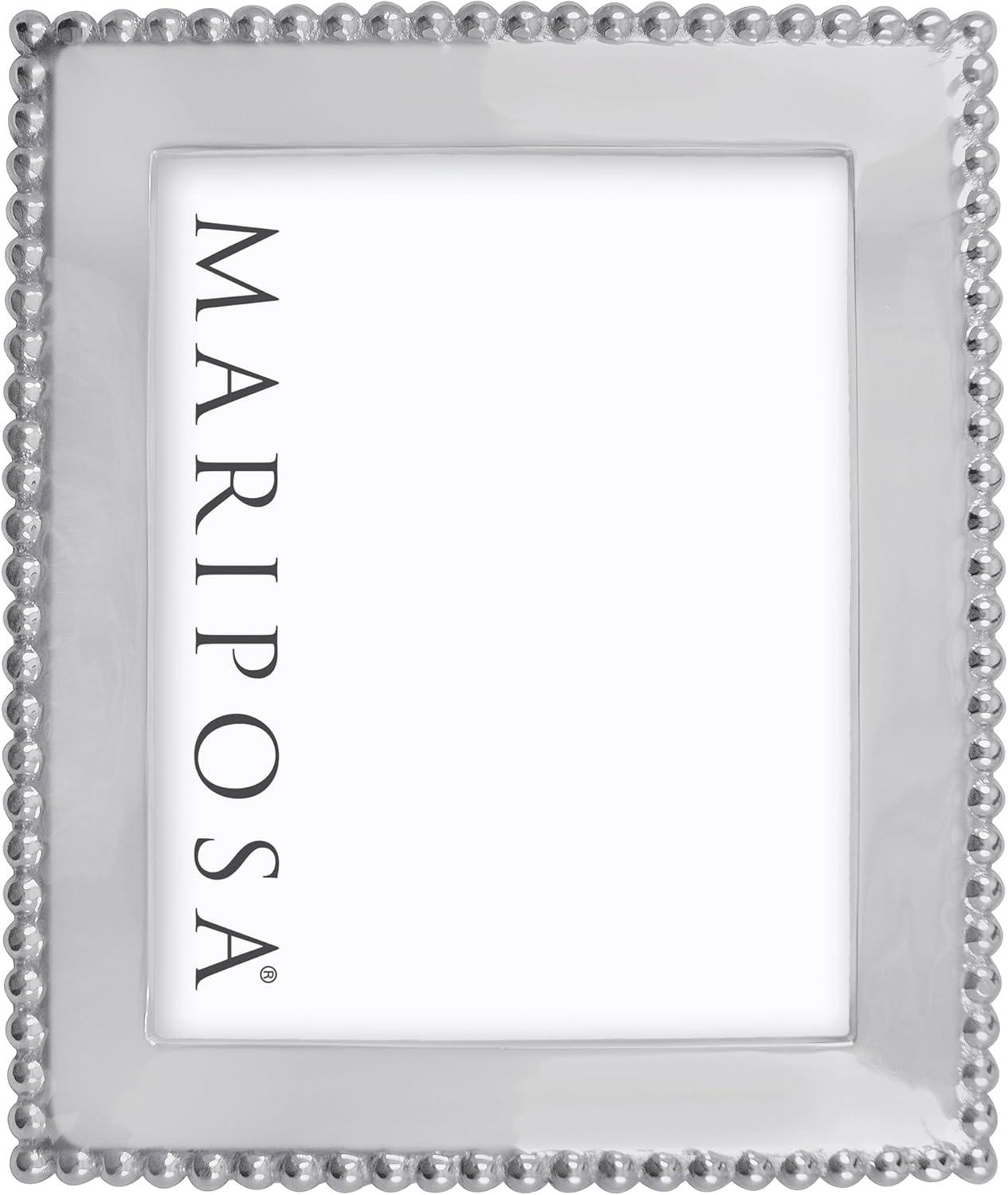 Classic Silver Beaded 8x10 Picture Frame