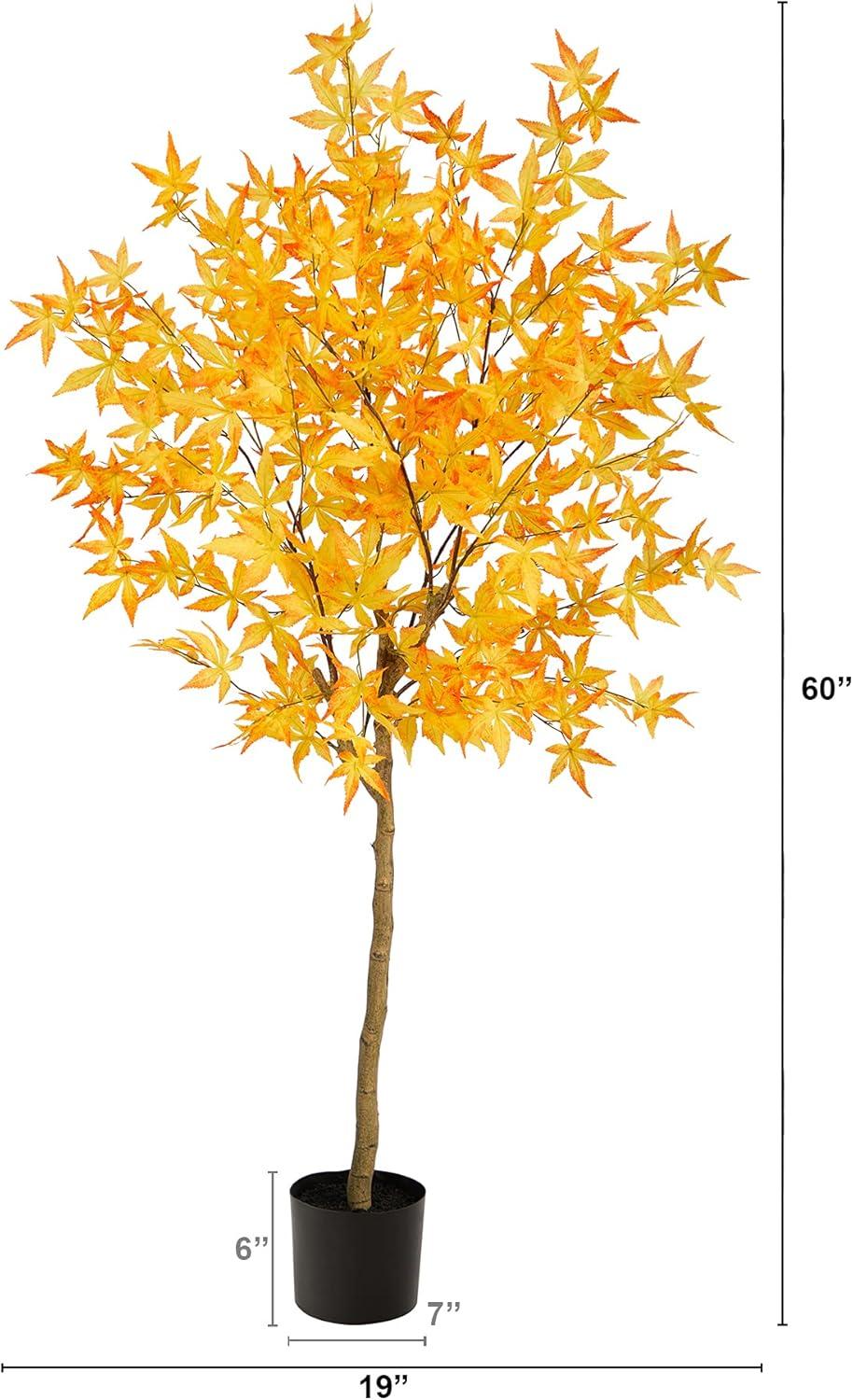 Autumn Splendor 5ft Maple Lifelike Potted Tree