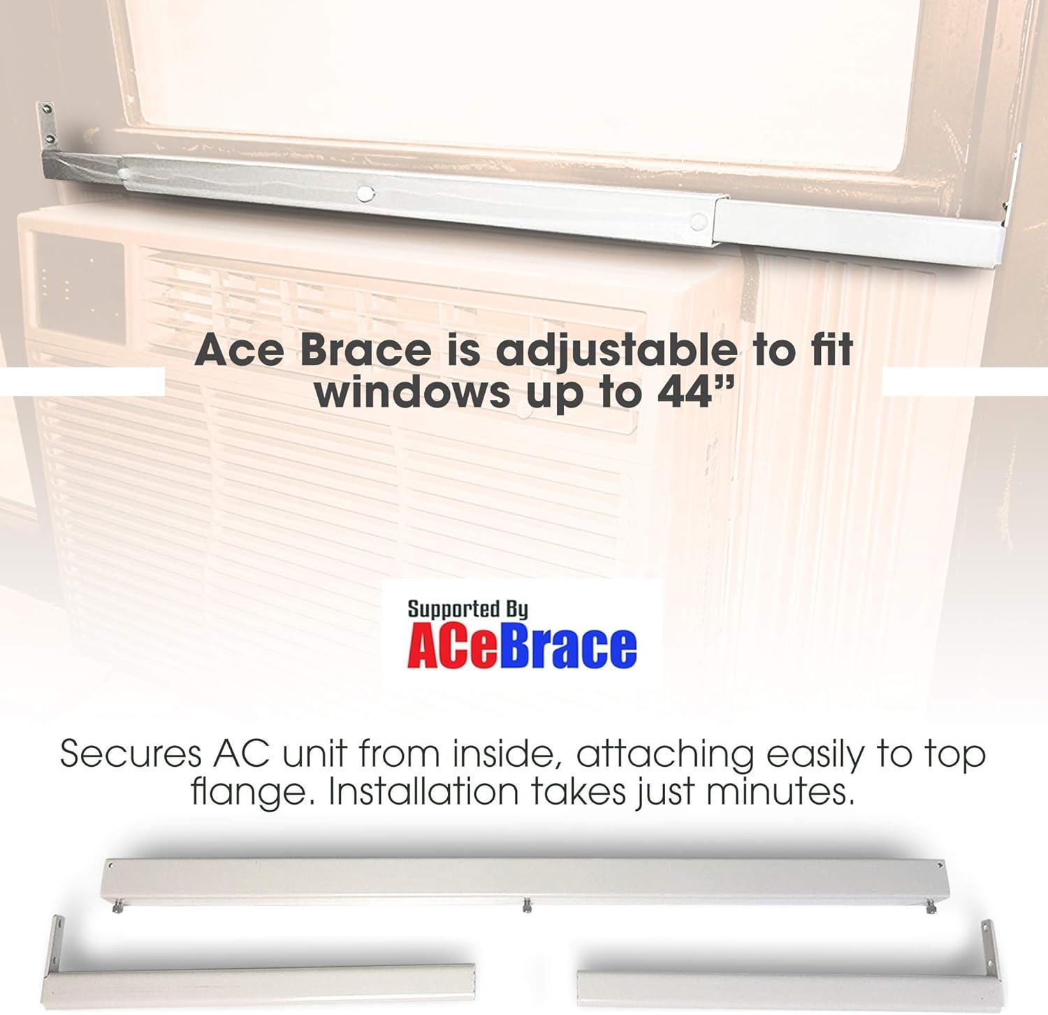 Werqueid Air Conditioner Support for most window Air Conditioners - Universal Window Bracket- Air Conditioner Support - Window Guard and Air Conditioner Support. Fits in most windows.