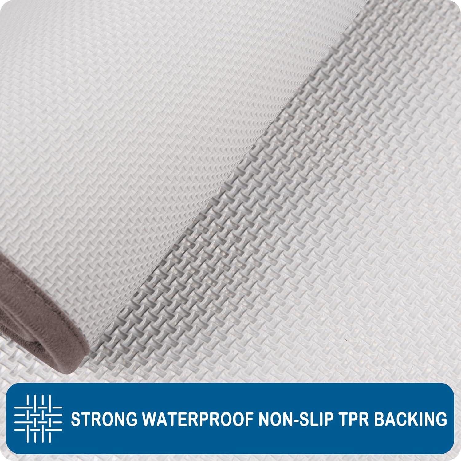 Hokku Designs Machine Washable Kitchen Rug Set [2 PCS] (24" x 35.5"+ 24" x 59")