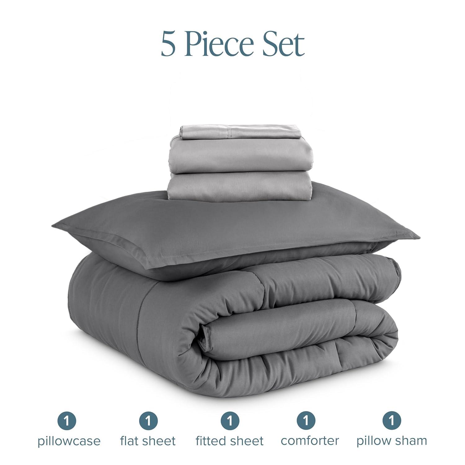Bare Home Microfiber Complete Bedding Set