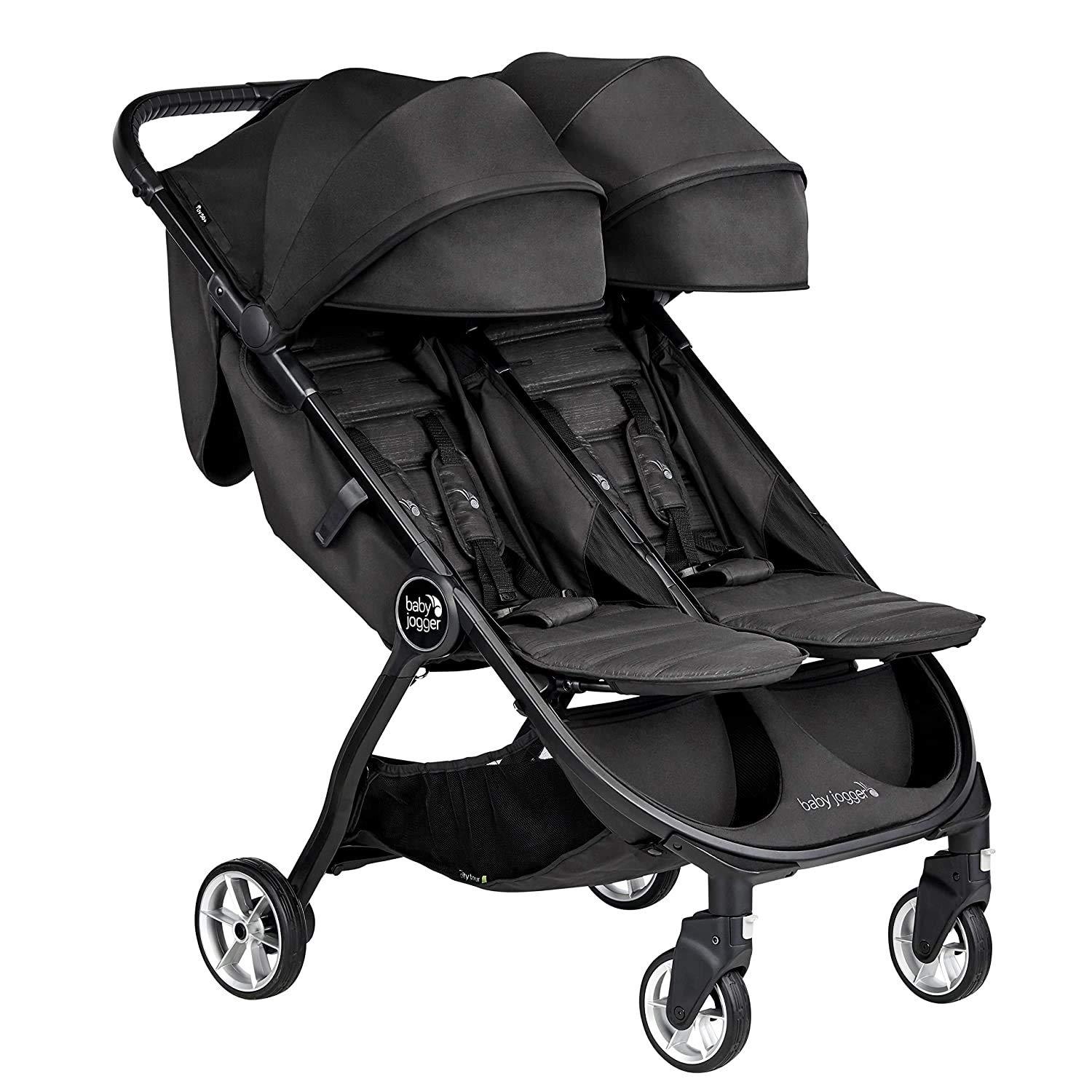 Baby Jogger City Tour 2 Double Stroller - Pitch Black