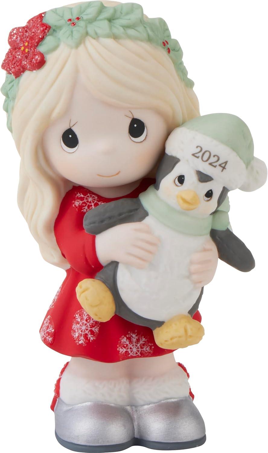 Precious Moments Have Yourself a Merry Little Christmas 2024 Dated Girl Figurine, Count 1