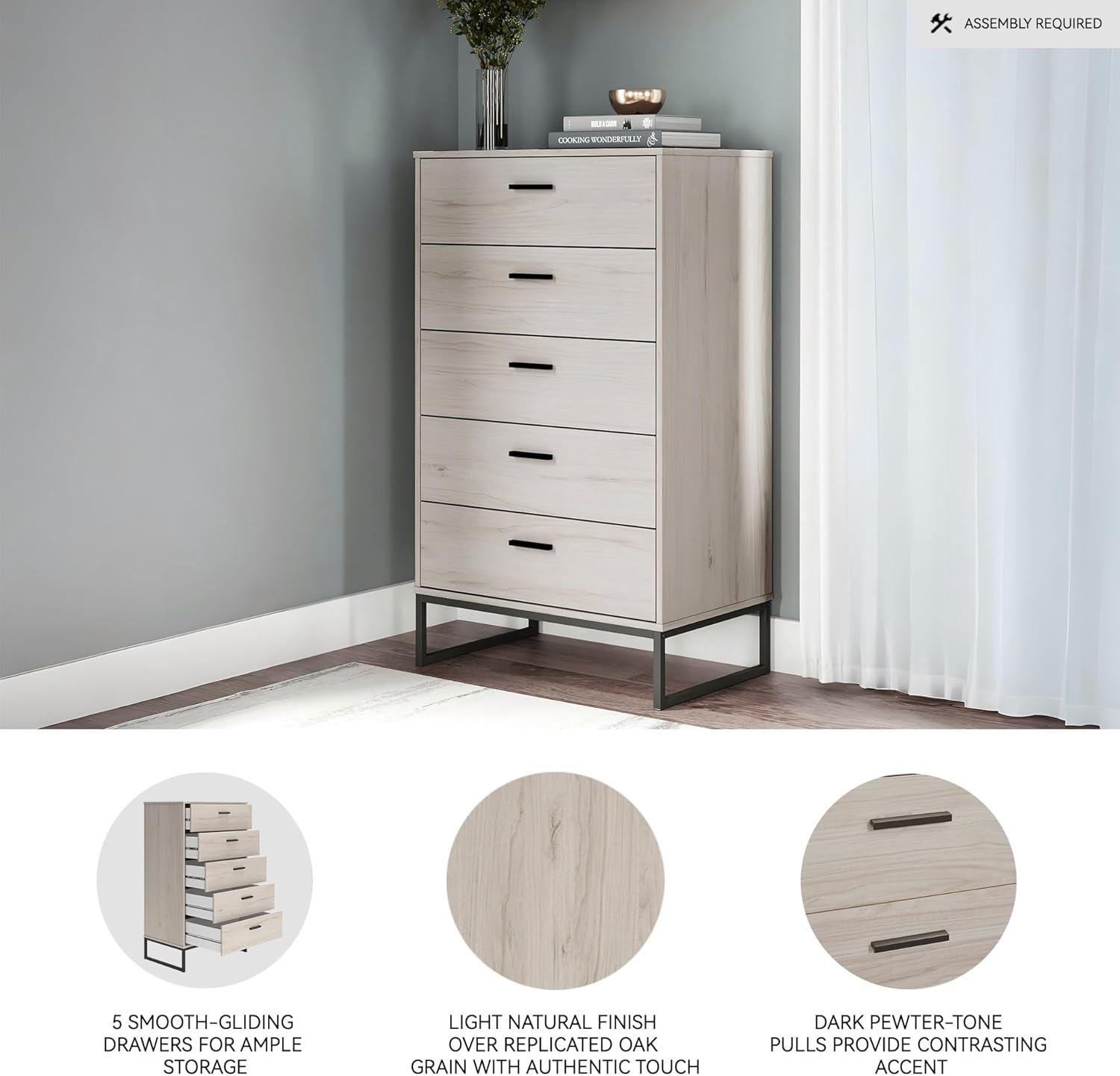 Latitude Run® Bosnjak 29.88'' W 5 - Drawer Dresser
