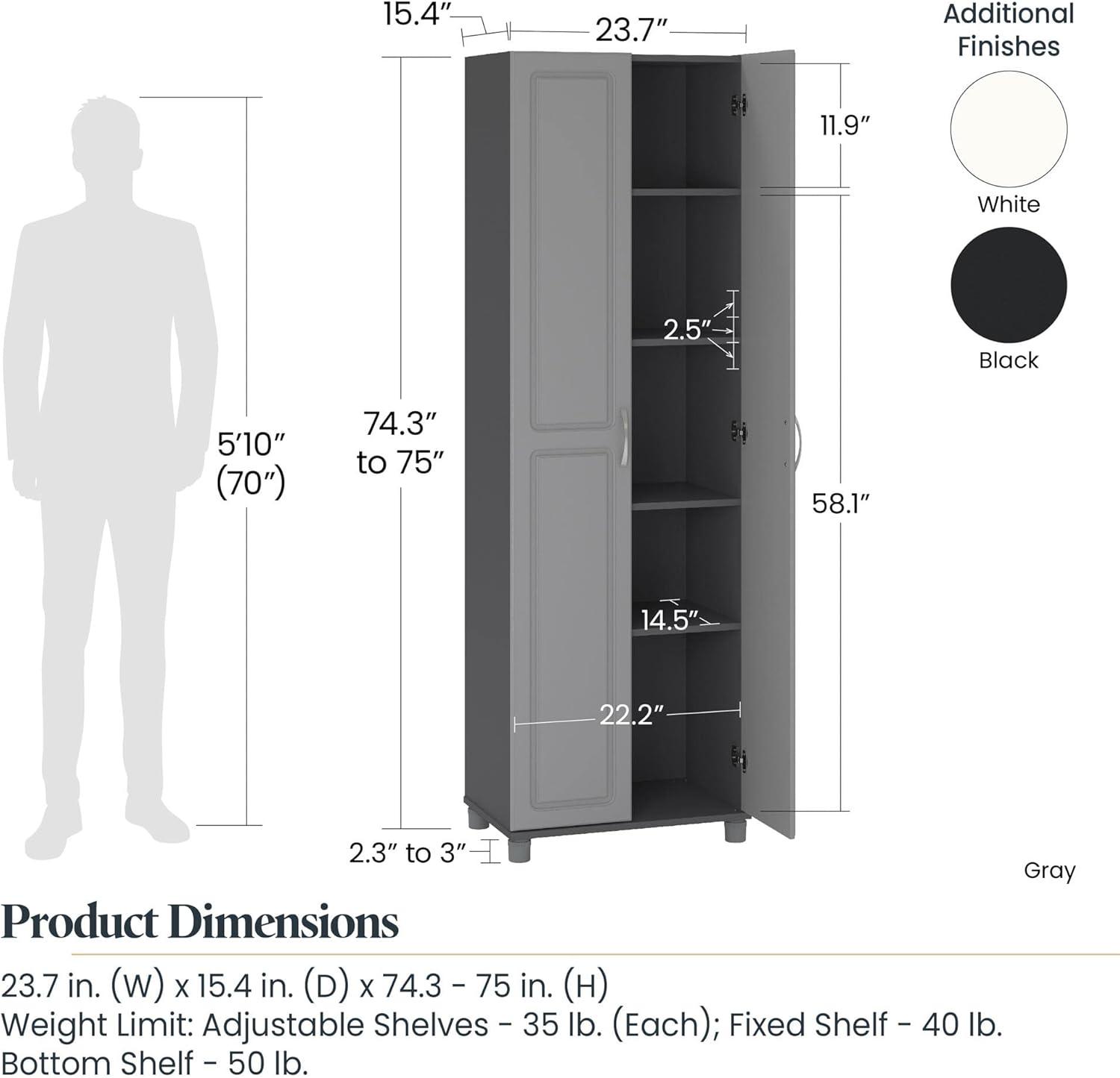 Systembuild Kendall 24" Utility Storage Cabinet