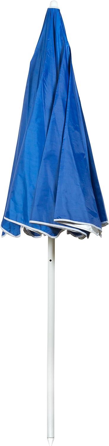 Trademark Innovations Beach and Sports Ocean Blue 6.5-ft. Portable Umbrella