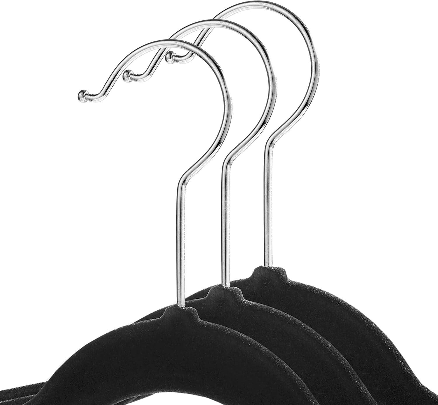 11" Velvet Non-Slip Baby Clothing Hangers