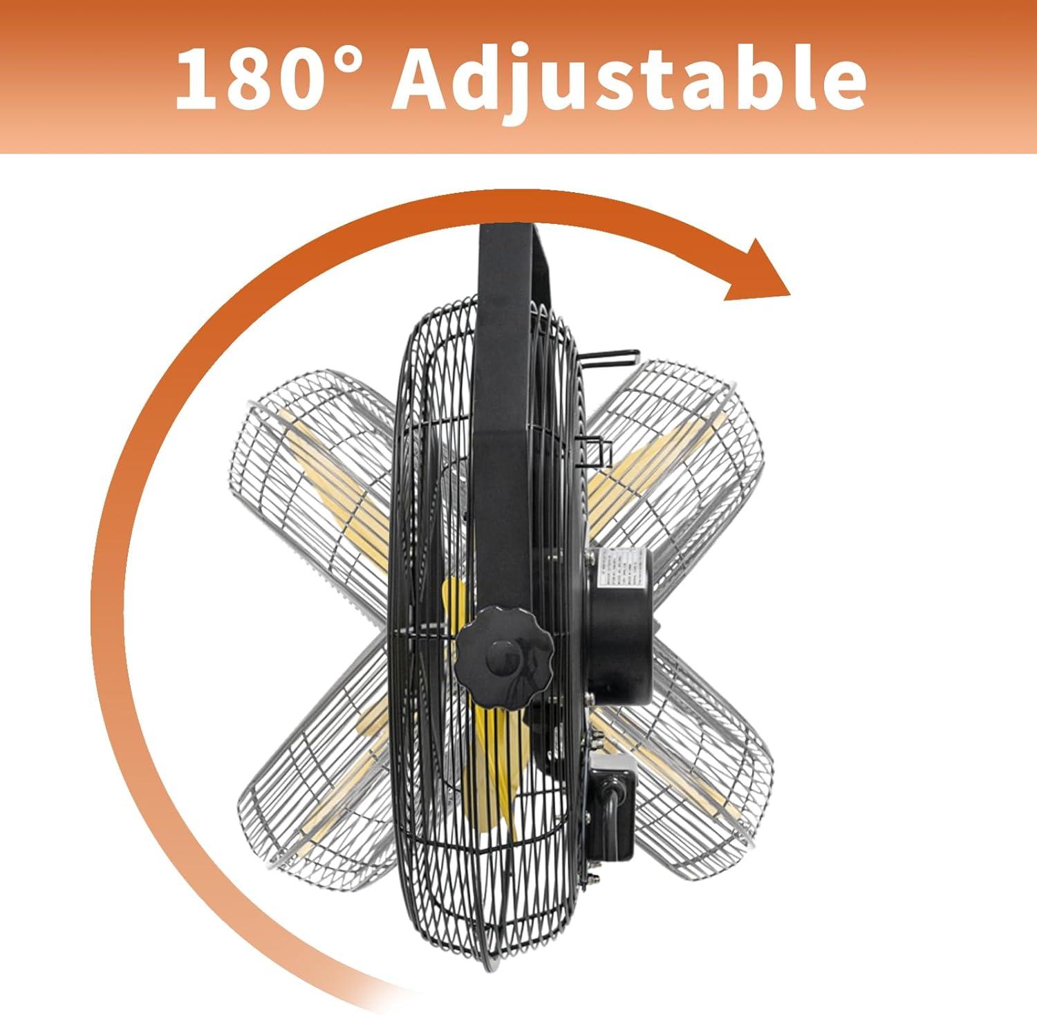 1.78 in. 4-Speeds Personal Fan in White, 10000mAh Portable Neck Fan, Rechargeable, 360° All Around Cooling