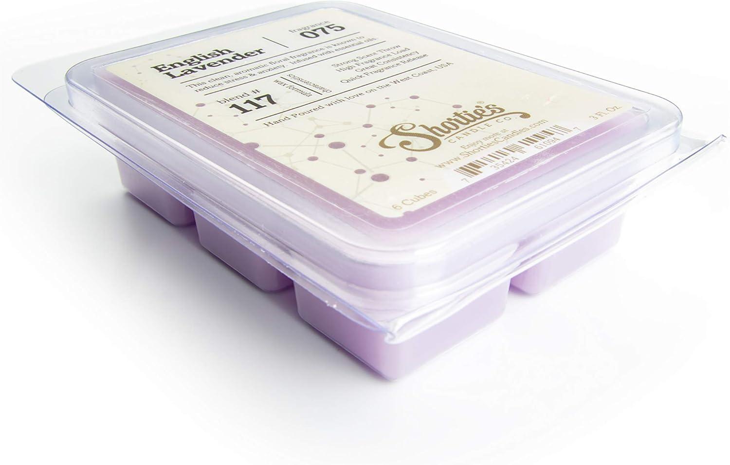 Pure English Lavender Wax Melts - Highly Scented + Essential & Natural Oils - Shortie's Candle Company