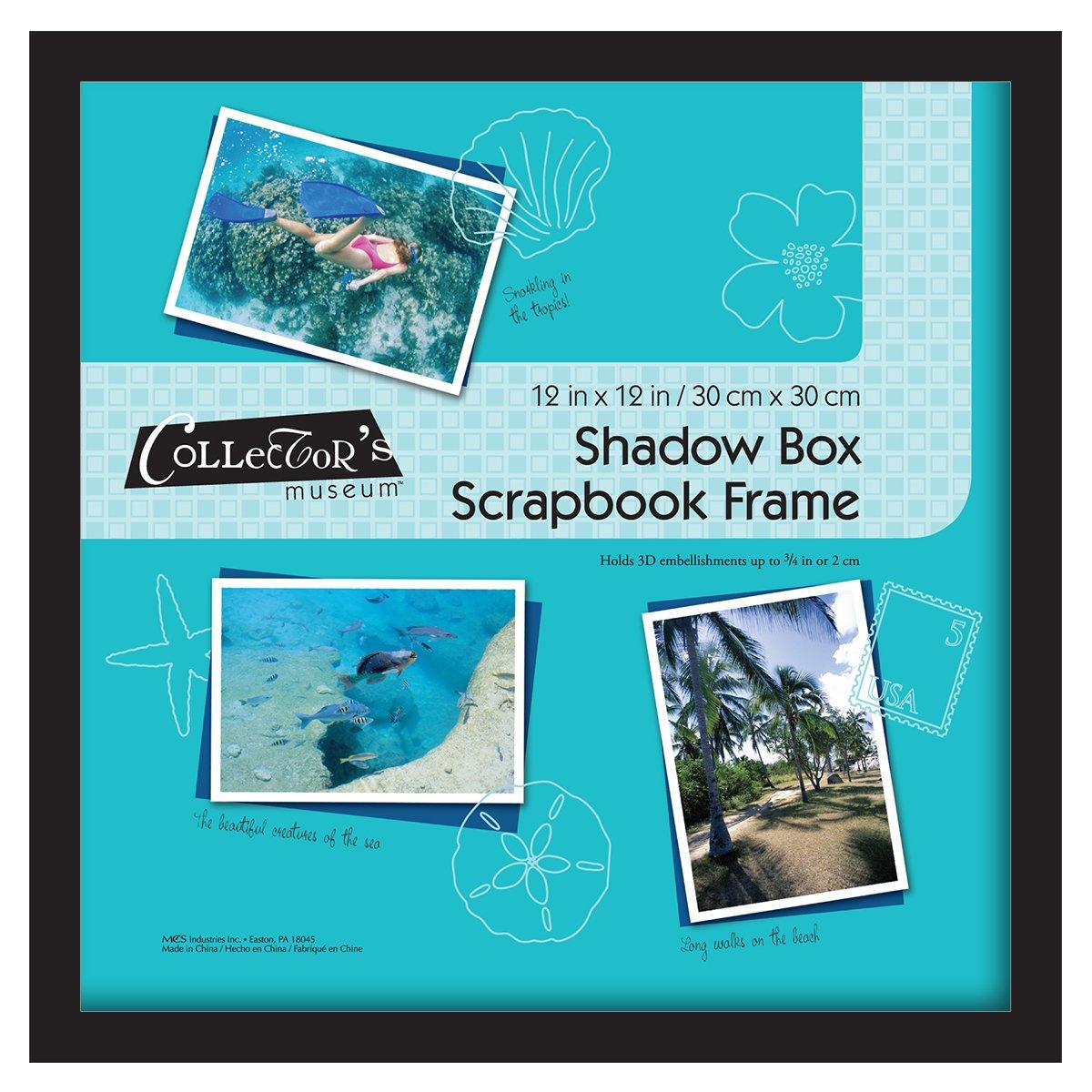 Black Wood 12.75 x 12.75 Shadow Box Frame
