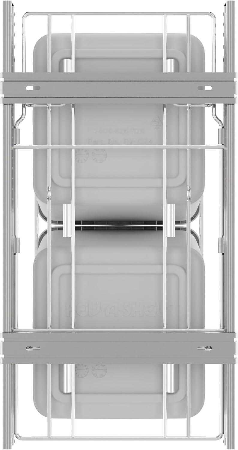 Rev-A-Shelf Rev-A-Shelf Double Pull Out Trash Can 27 Qt for Kitchen
