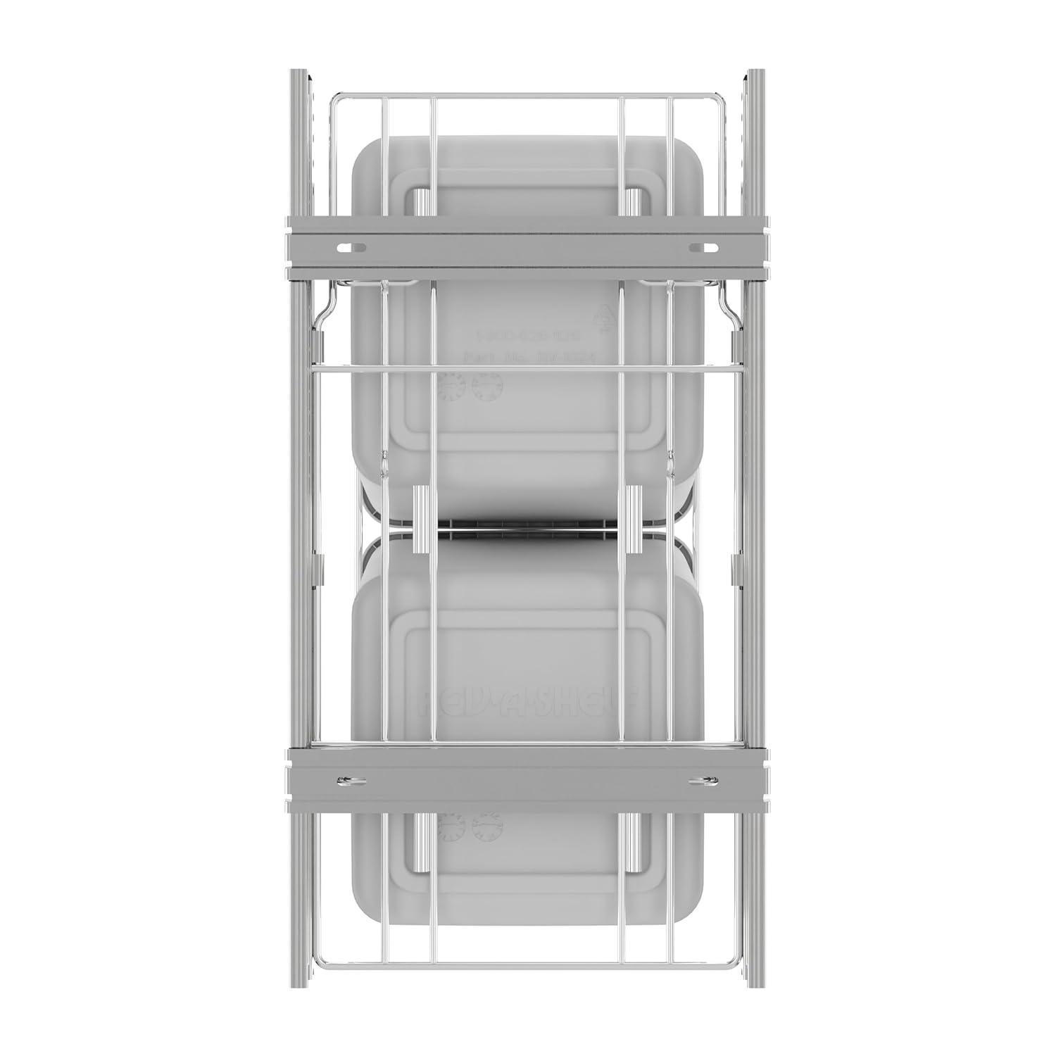 Rev-A-Shelf Rev-A-Shelf Double Pull Out Trash Can 27 Qt for Kitchen