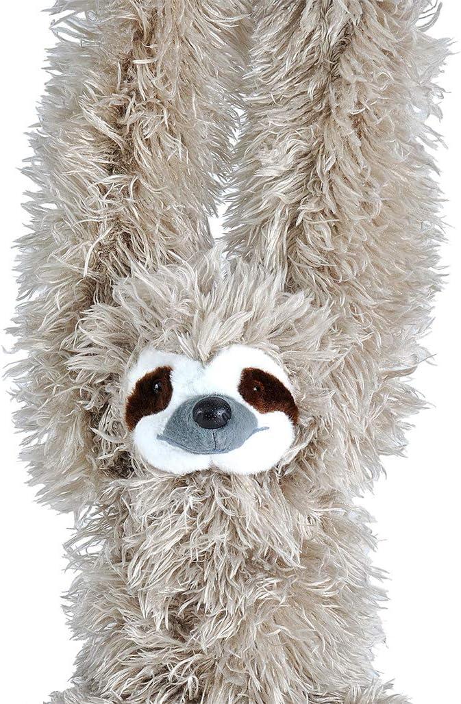 Wild Republic Hanging Monkey Three Toed Sloth Stuffed Animal, 20 Inches