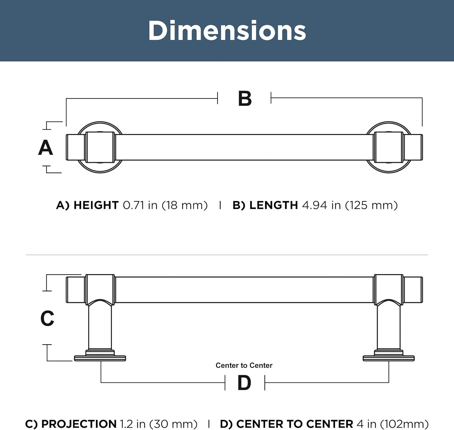 Francisco 5-1/16 Antimicrobial Pull