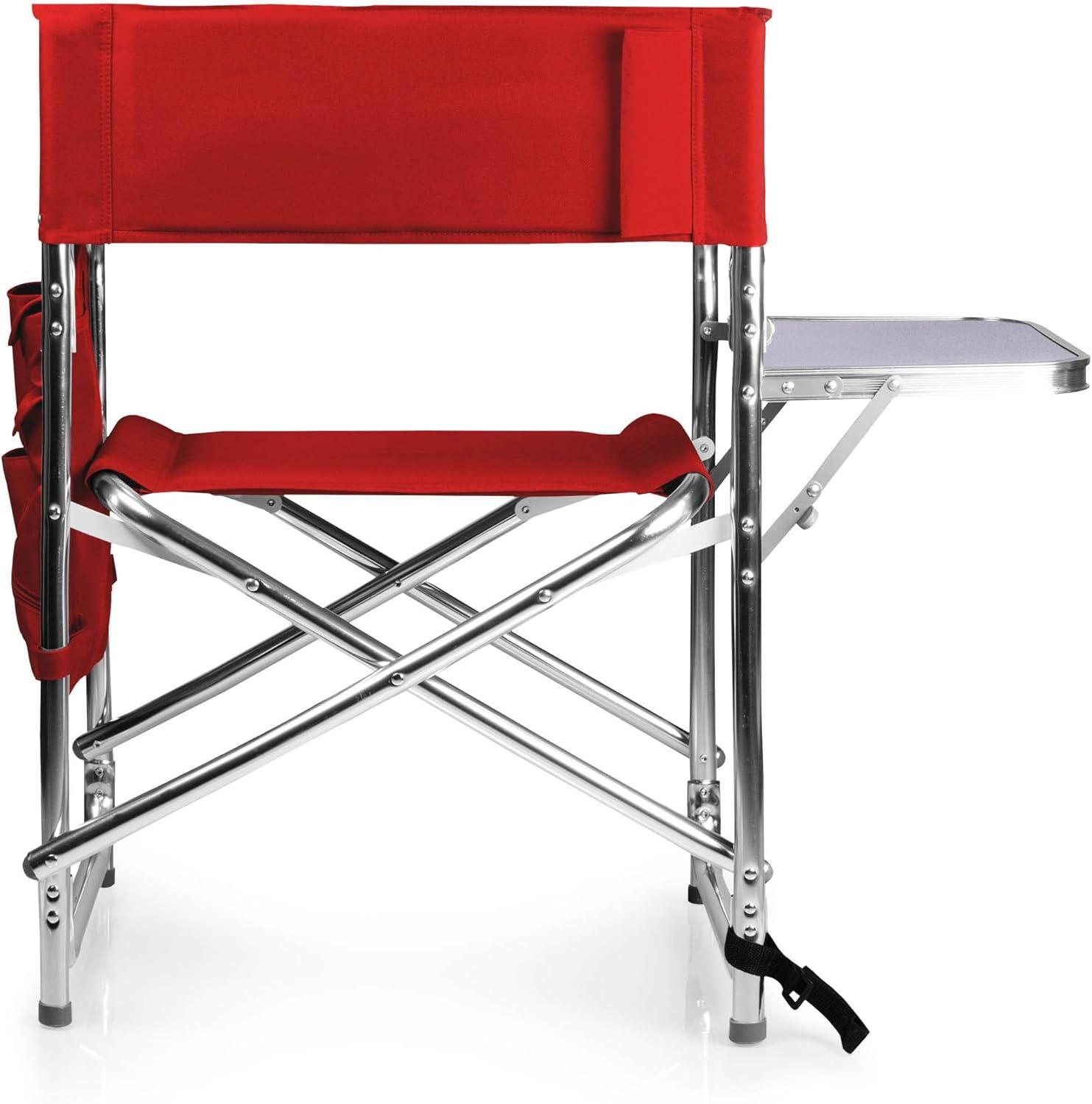 Picnic Time Sports Outdoor Portable Camp Chair with Side Table